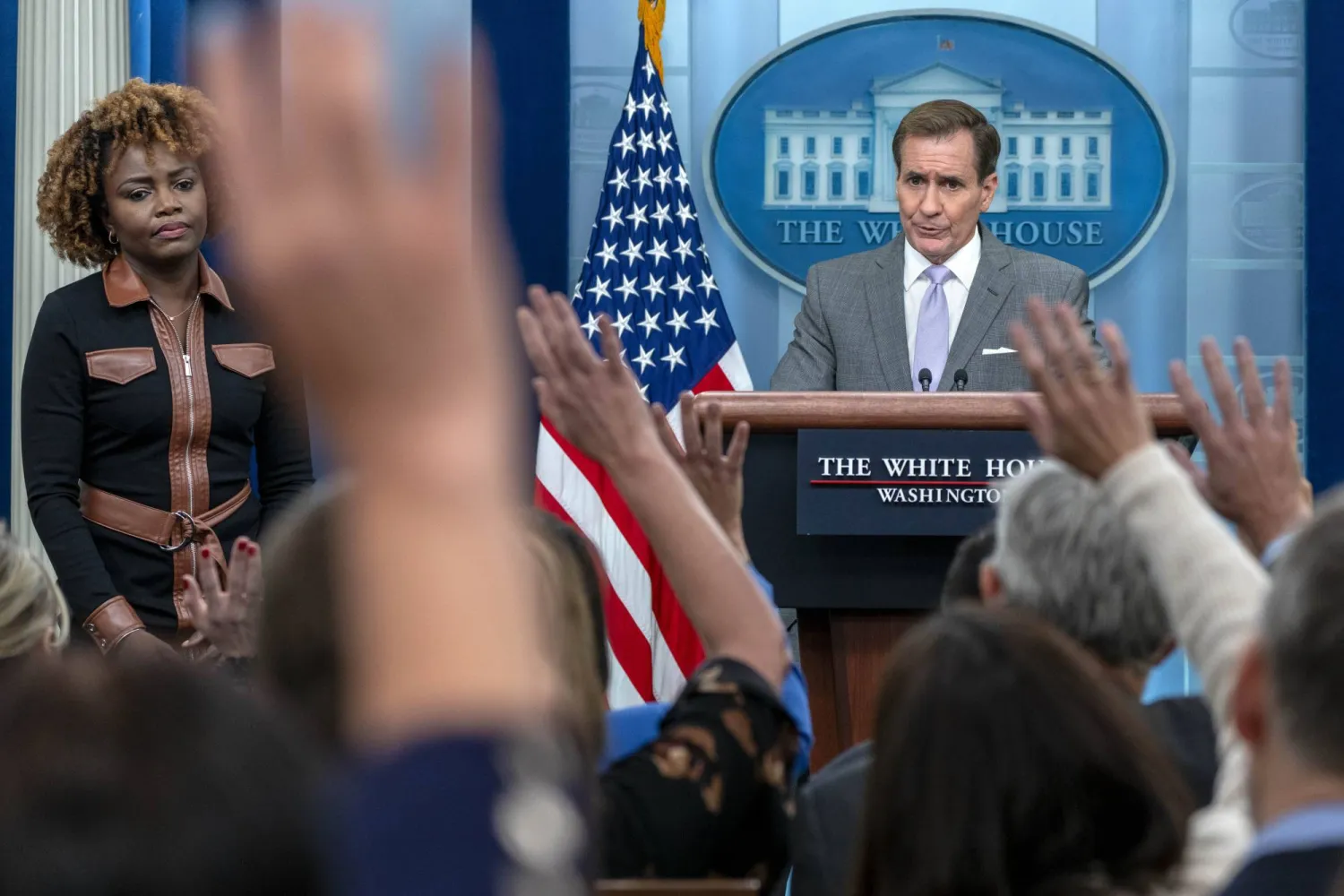 المتحدث باسم البيت الأبيض جون كيربي (أ.ب)