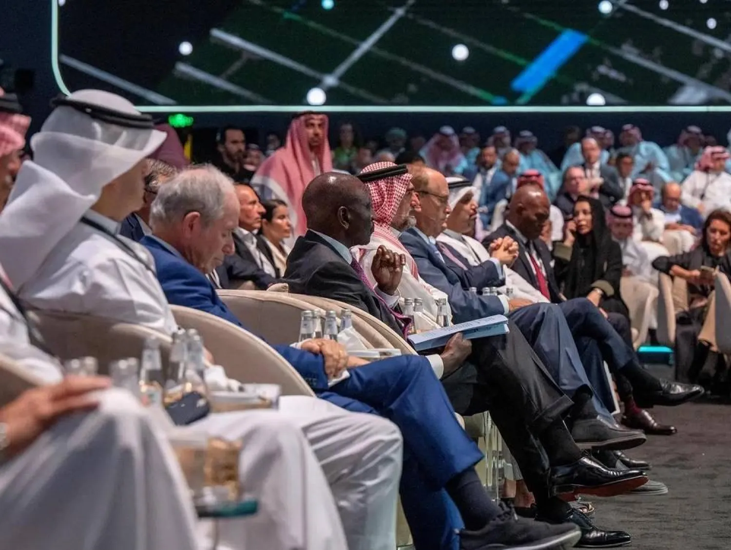 The seventh Future Investment Initiative (FII7) forum kicked off in RIyadh on Tuesday under the theme "The New Compass". (SPA)