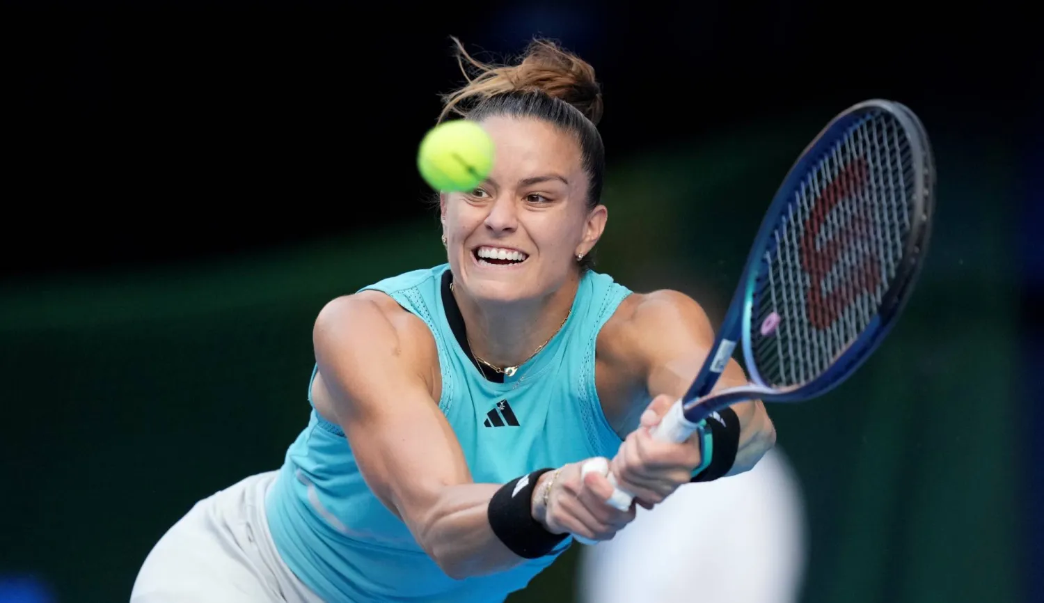 كارولينا موشوفا المصنفة الثامنة عالمياً (أ.ب)