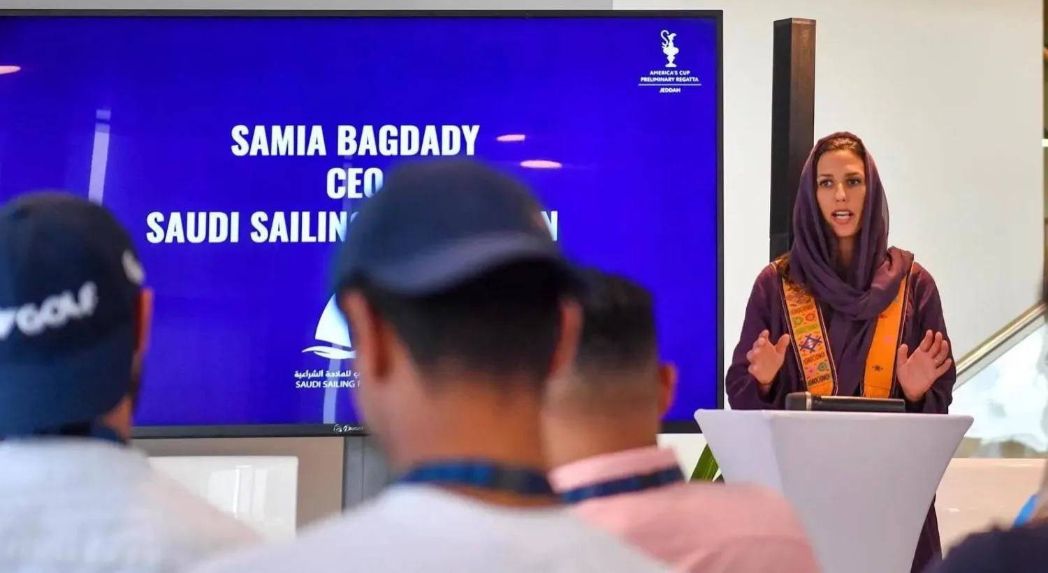 جانب من ورشة العمل التي أقيمت للتعريف ببطولة كأس أميركا في جدة (واس)