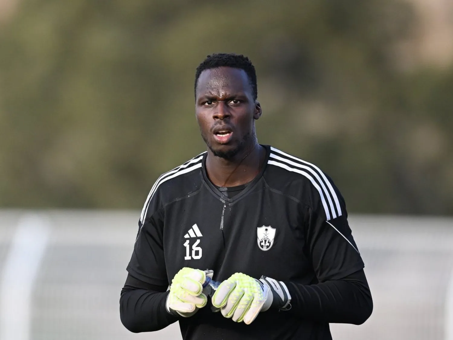 الحارس السنغالي ادوارد ميندي (نادي الأهلي)