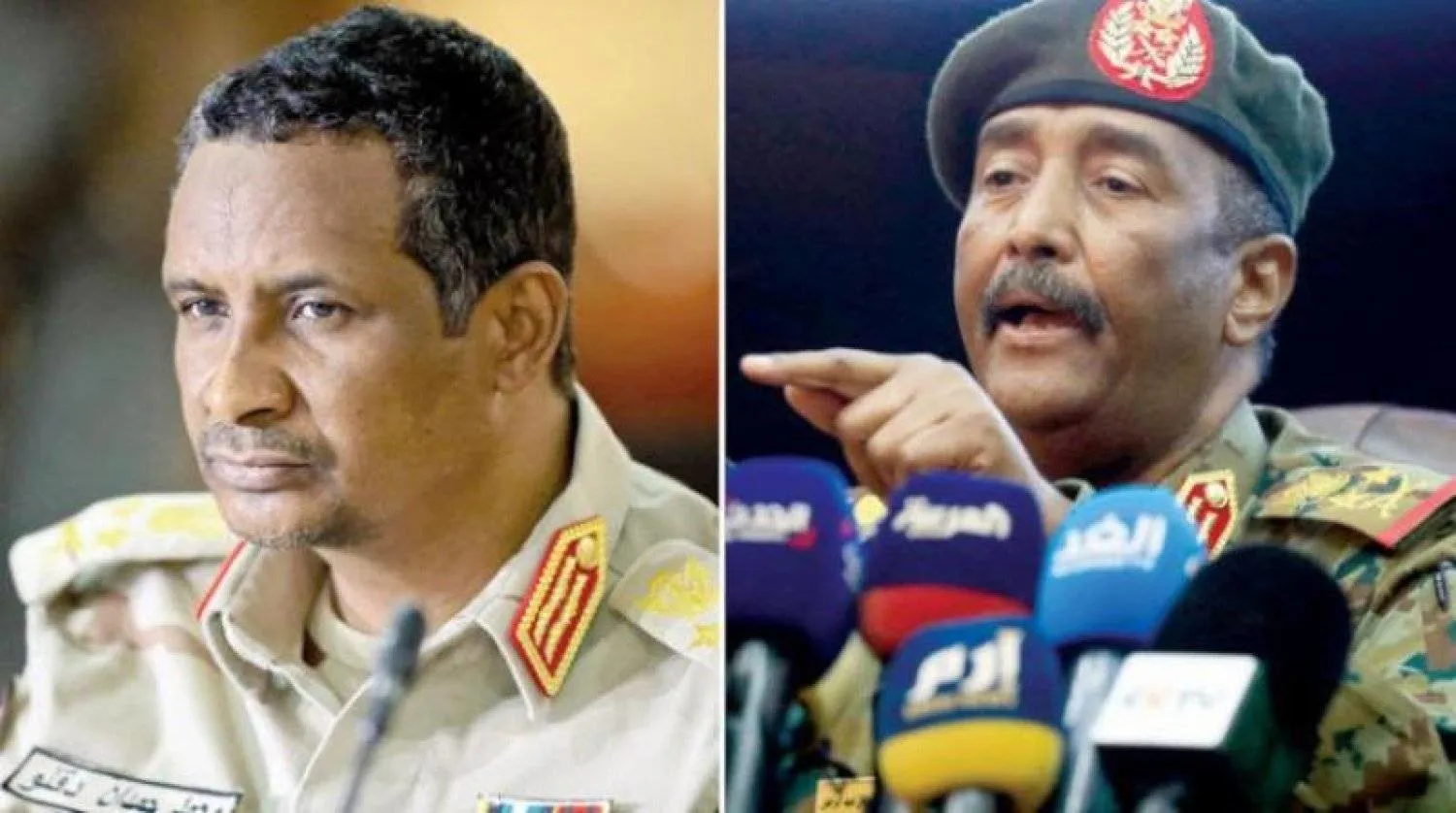 Sudan Ordu Komutanı Orgeneral Abdulfettah el-Burhan (AFP)- Hızlı Destek Kuvvetleri Komutanı Muhammed Daklu (Hamideti) (AFP)