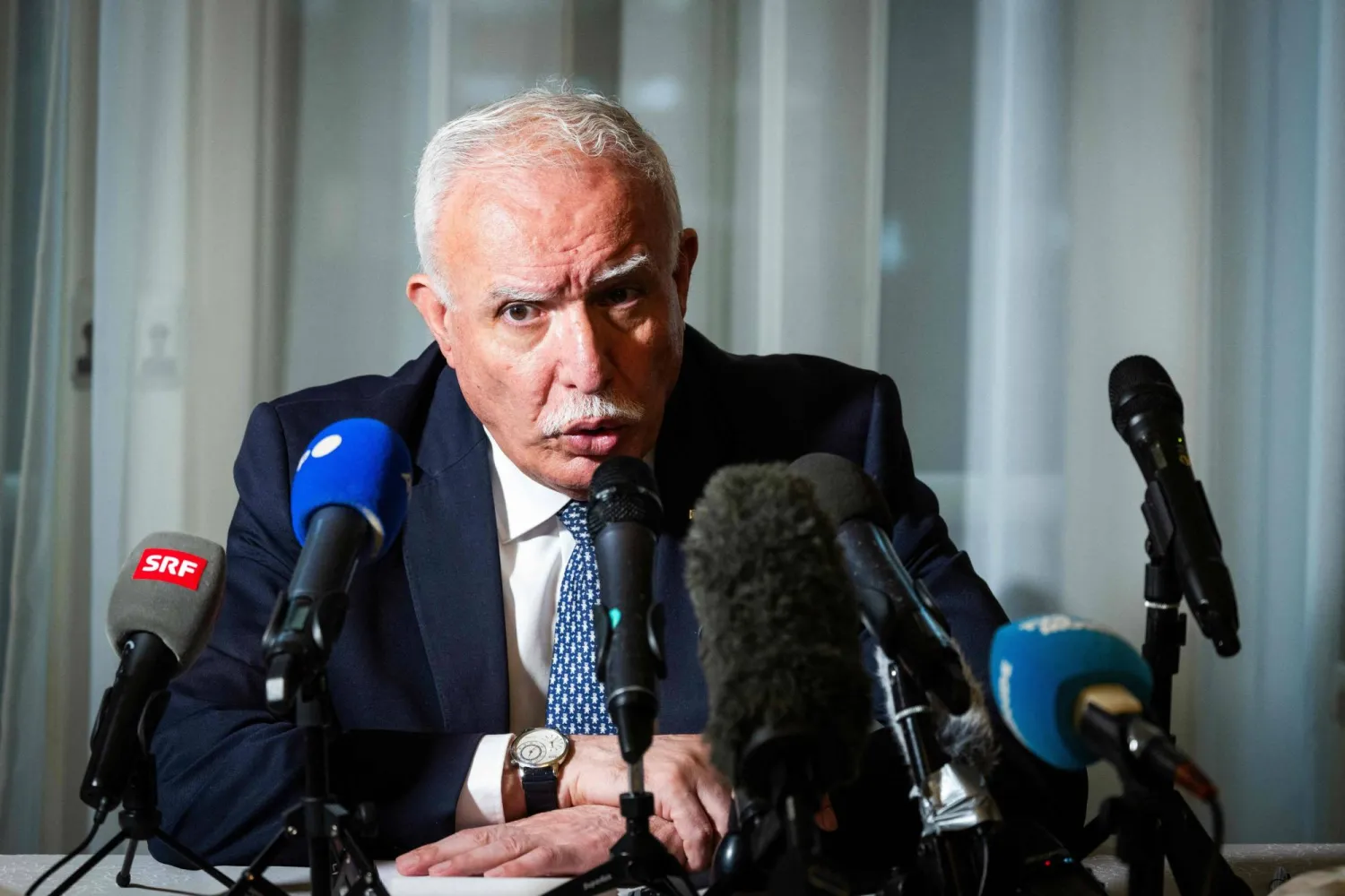 وزير الخارجية الفلسطيني رياض المالكي (أ.ف.ب)