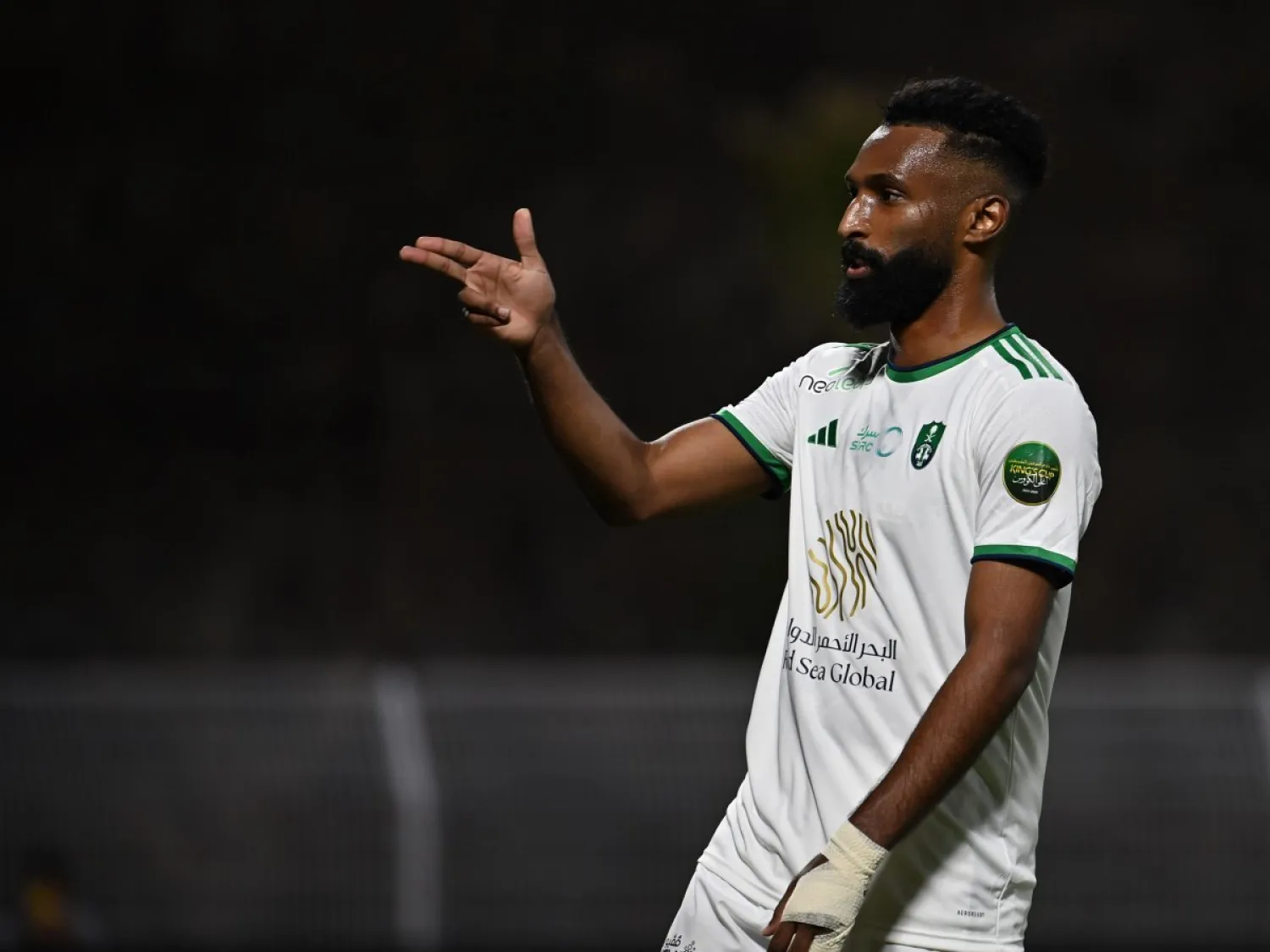 فراس البريكان على رأس قائمة الأغلى بين اللاعبين السعوديين (تصوير: علي خمج)