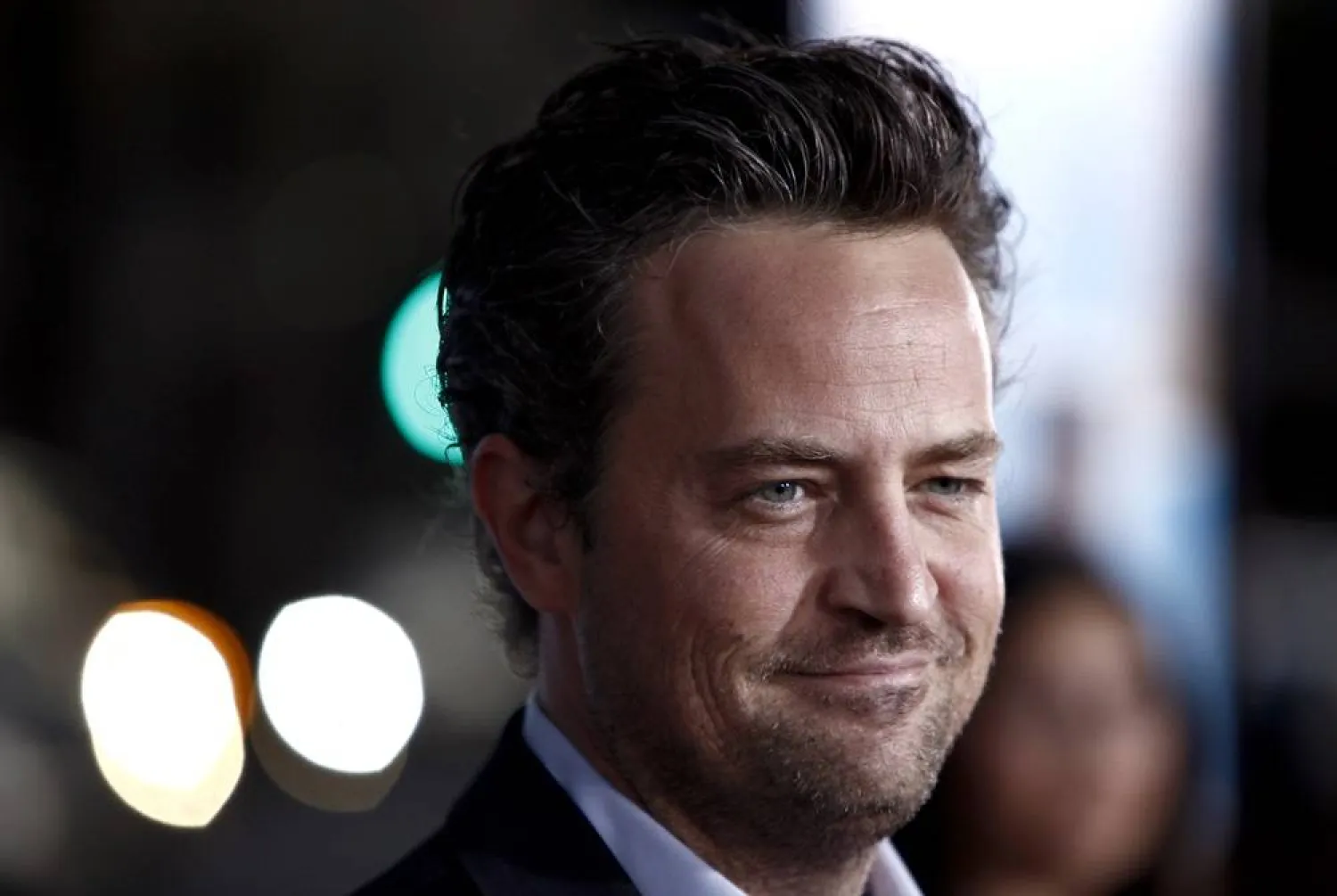 Matthew Perry arrives at the premiere of "The Invention of Lying" in Los Angeles on Monday, Sept. 21, 2009. (AP)