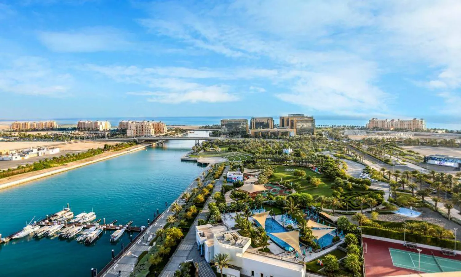 صورة عامة لمدينة الملك عبد الله الاقتصادية (الشرق الأوسط)