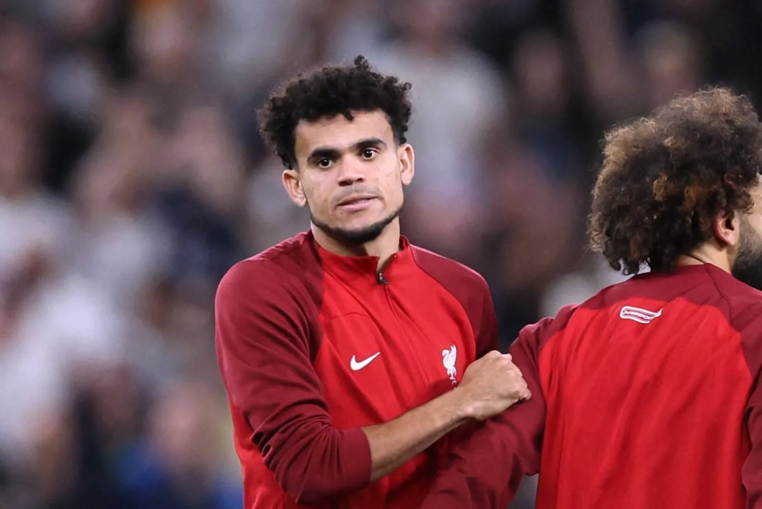 لاعب ليفربول الكولومبي لويس دياز (رويترز)