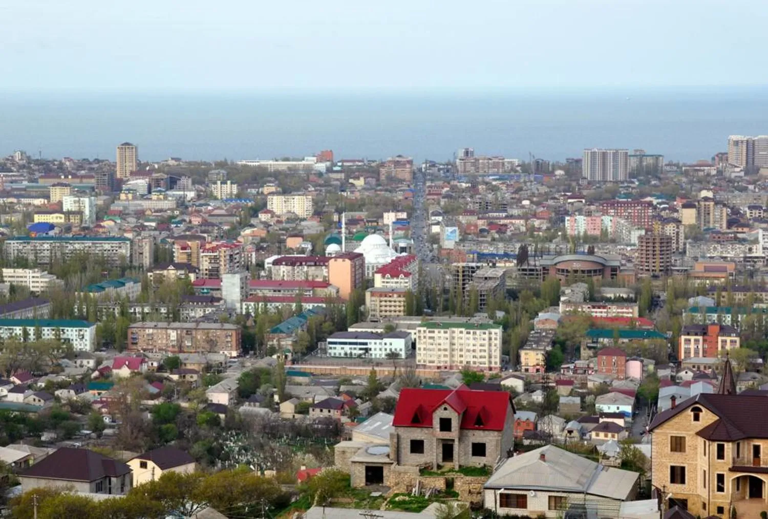 Mahaçkale şehrinin genel bir fotoğrafı (arşiv)