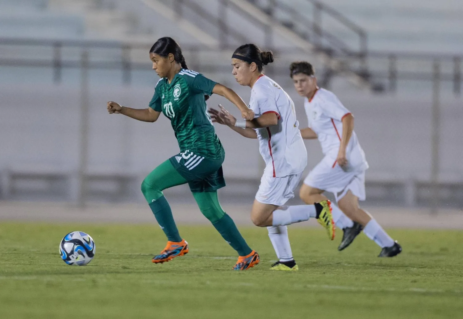 من مواجهة الأخضر أمام سوريا (الشرق الأوسط)