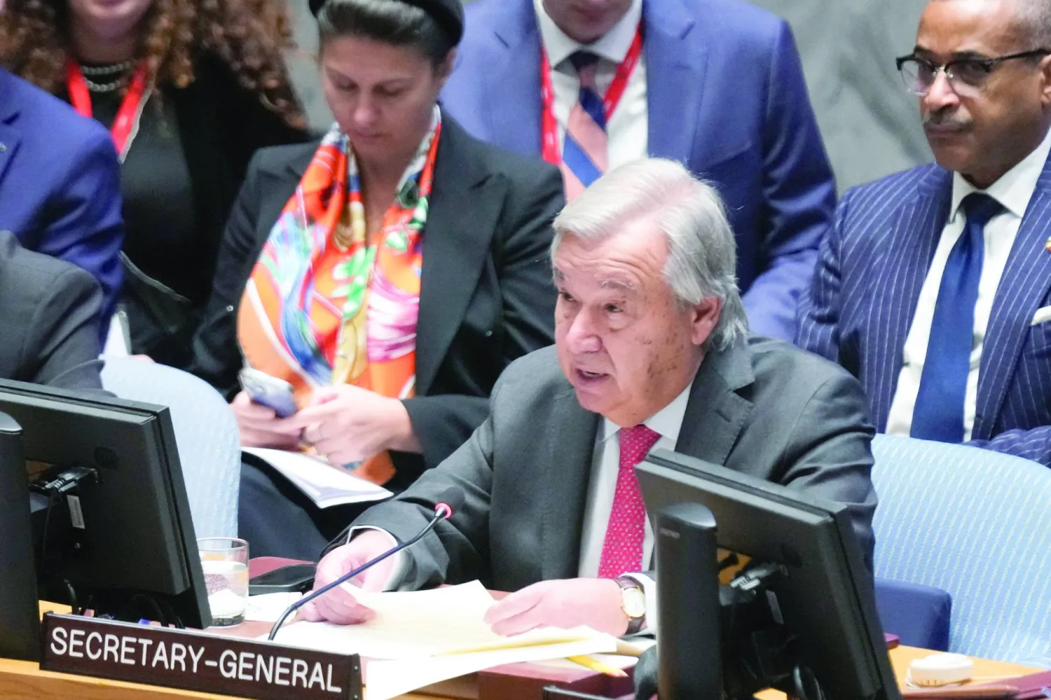 أرشيفية للأمين العام للأمم المتحدة أنطونيو غوتيريش (أ.ب)