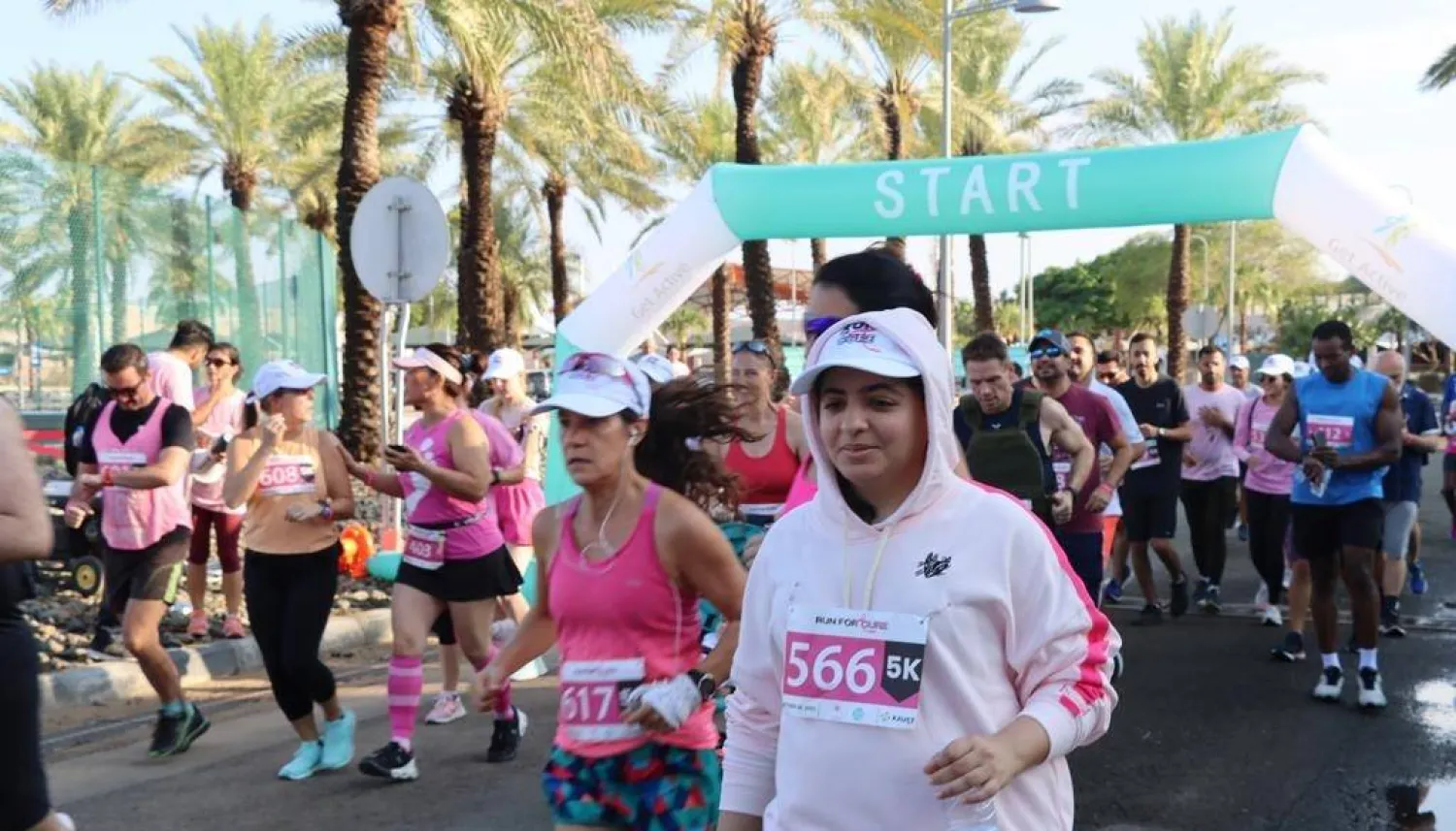 ضم السباق ثلاث فئات لمسافات 10 و5 و3 كيلومترات عبر مسارات مطلة على شواطئ البحر الأحمر (الشرق الأوسط)