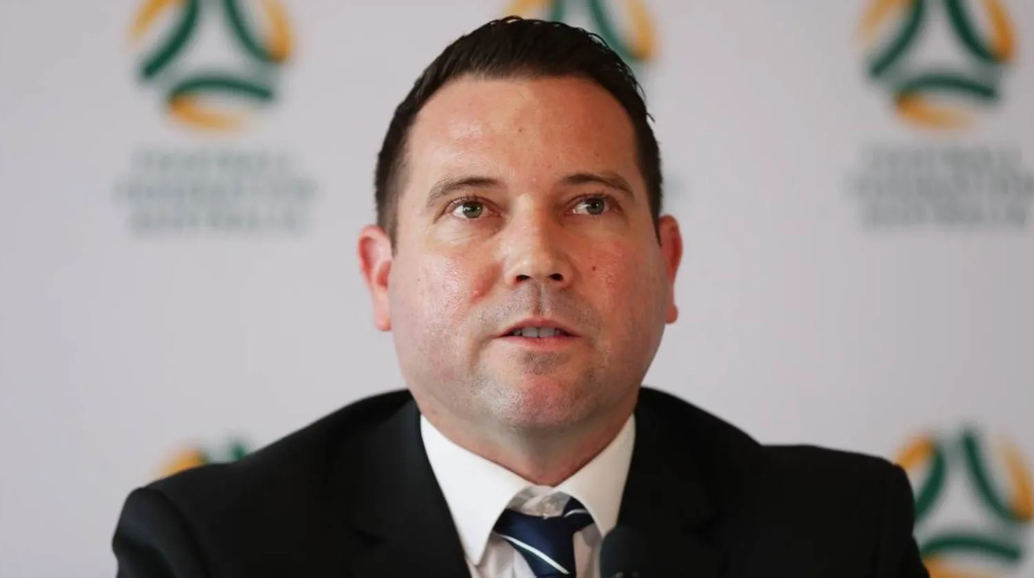 جيمس جونسون خلال كلمة عبر الفيديو للصحافة (الشرق الأوسط)