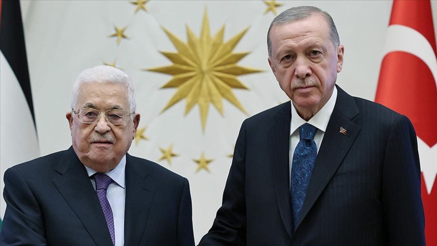 Cumhurbaşkanı Erdoğan, Filistin Devlet Başkanı Abbas'la telefonda görüştü