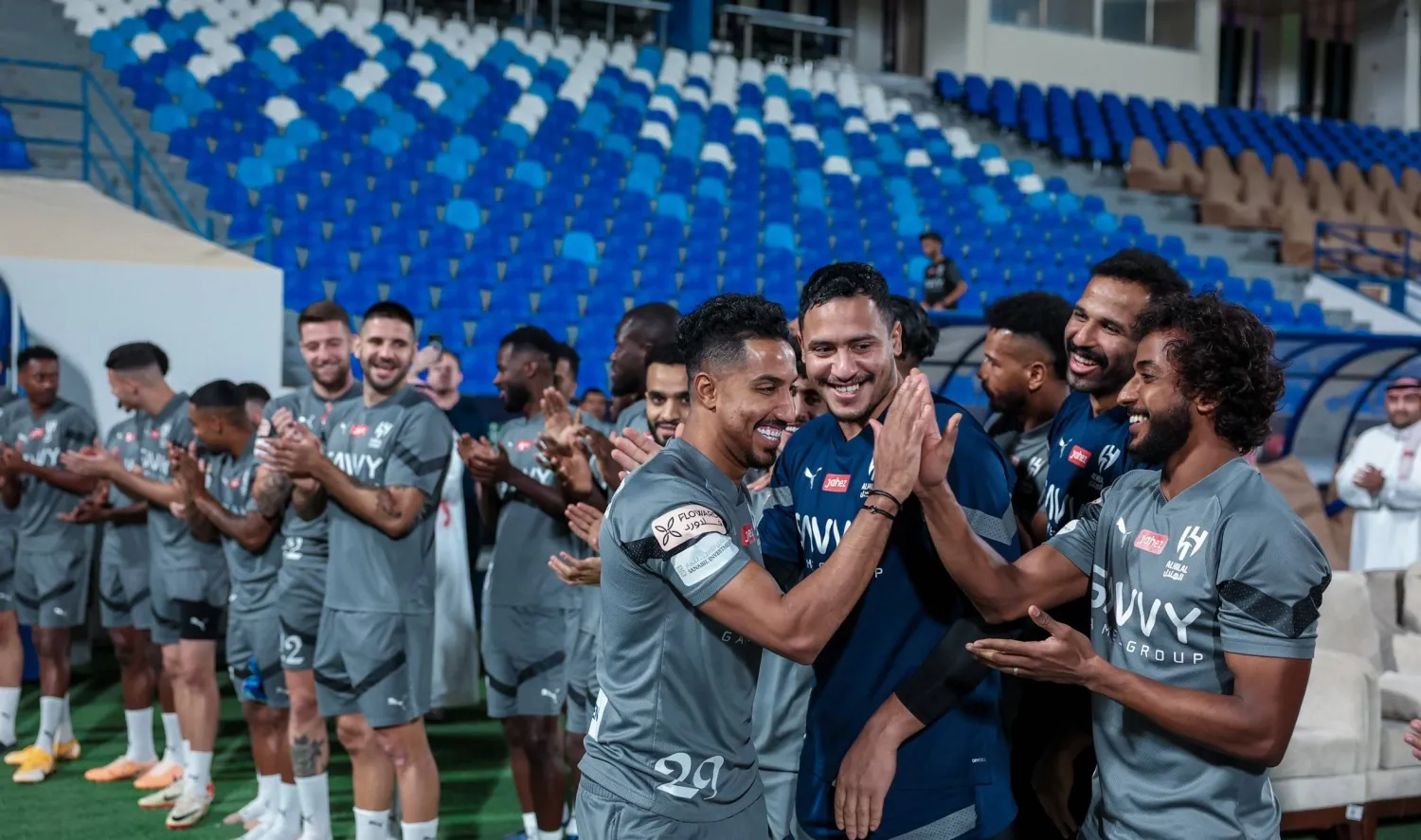 الهلال يدخل المباراة بنشوة التأهل في بطولة كأس الملك (نادي الهلال)