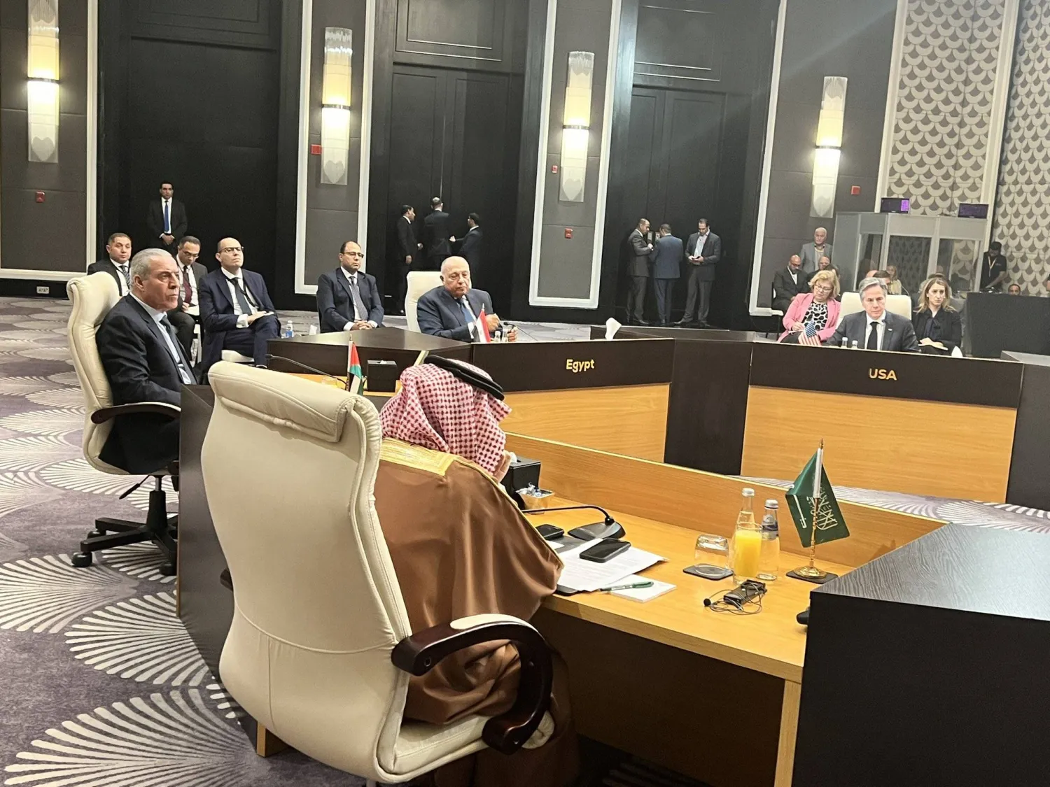 بلينكن يلتقي وزراء خارجية السعودية ومصر وقطر والإمارات والأردن (الخارجية المصرية)