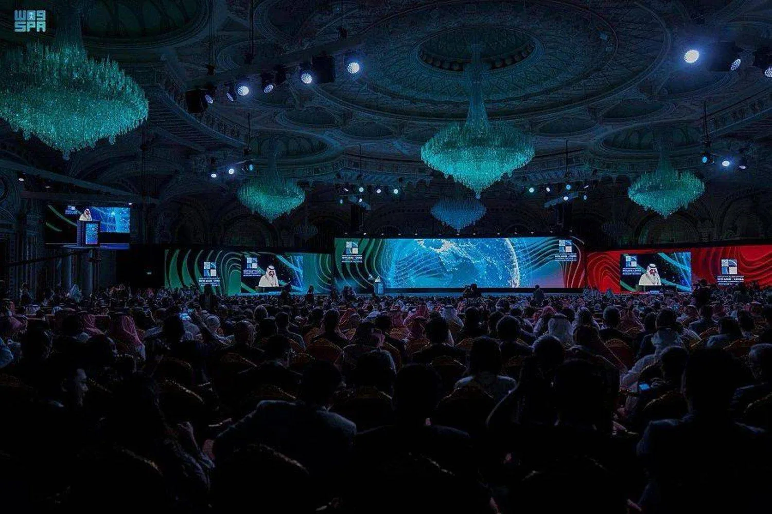 جانب من مؤتمر رجال الأعمال العرب والصينيين الذي عقد في يونيو الماضي بالرياض (واس)