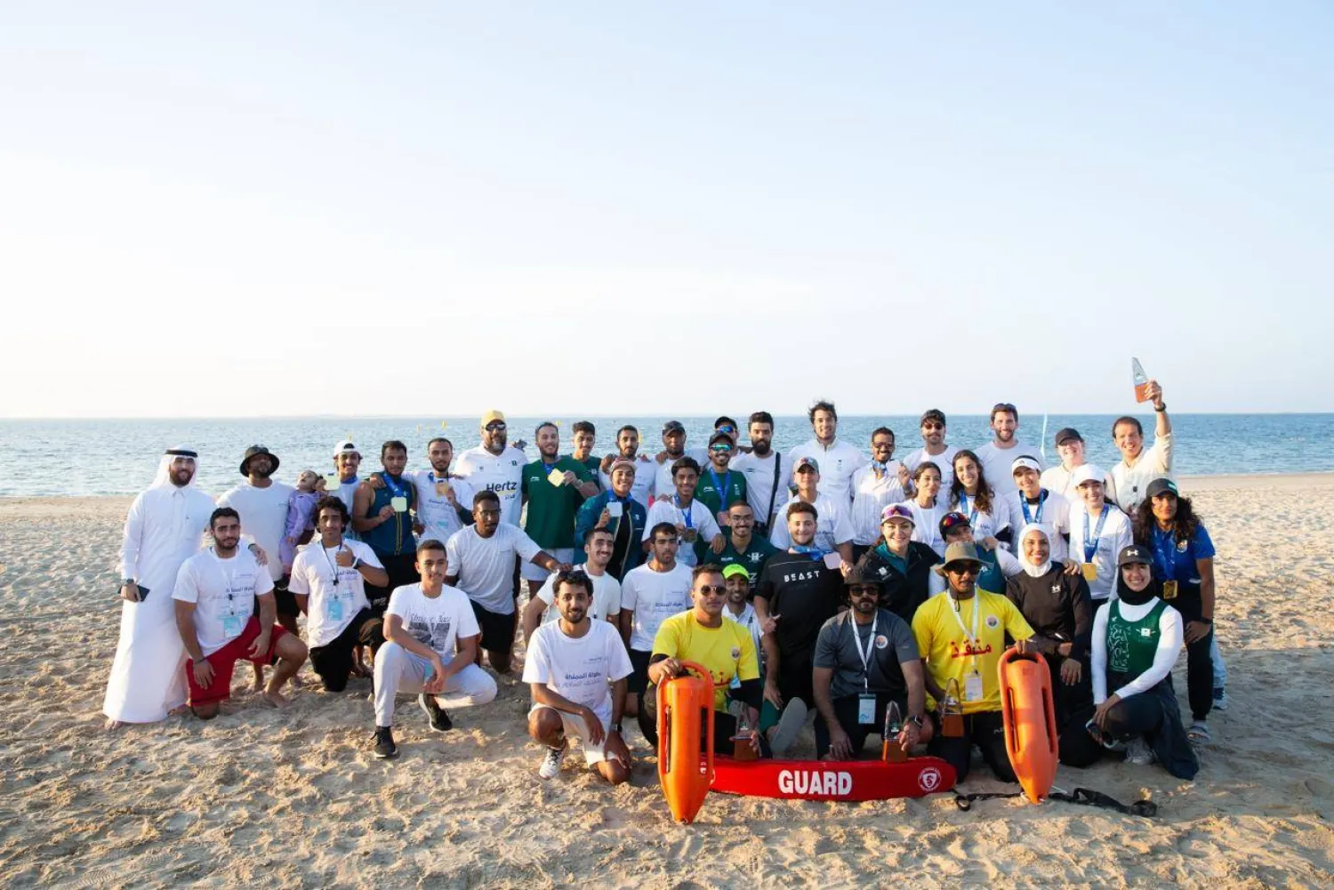 أقيمت البطولة على شاطئ «دارين» بالجبيل (الشرق الأوسط)