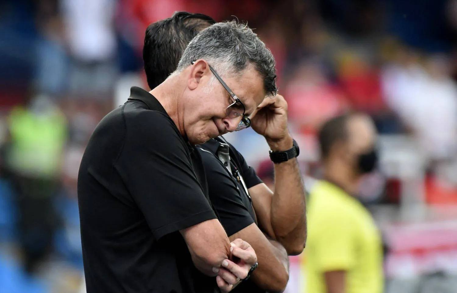 أوسوريو متحسراً في إحدى المواجهات في الدوري المصري (الشرق الأوسط)