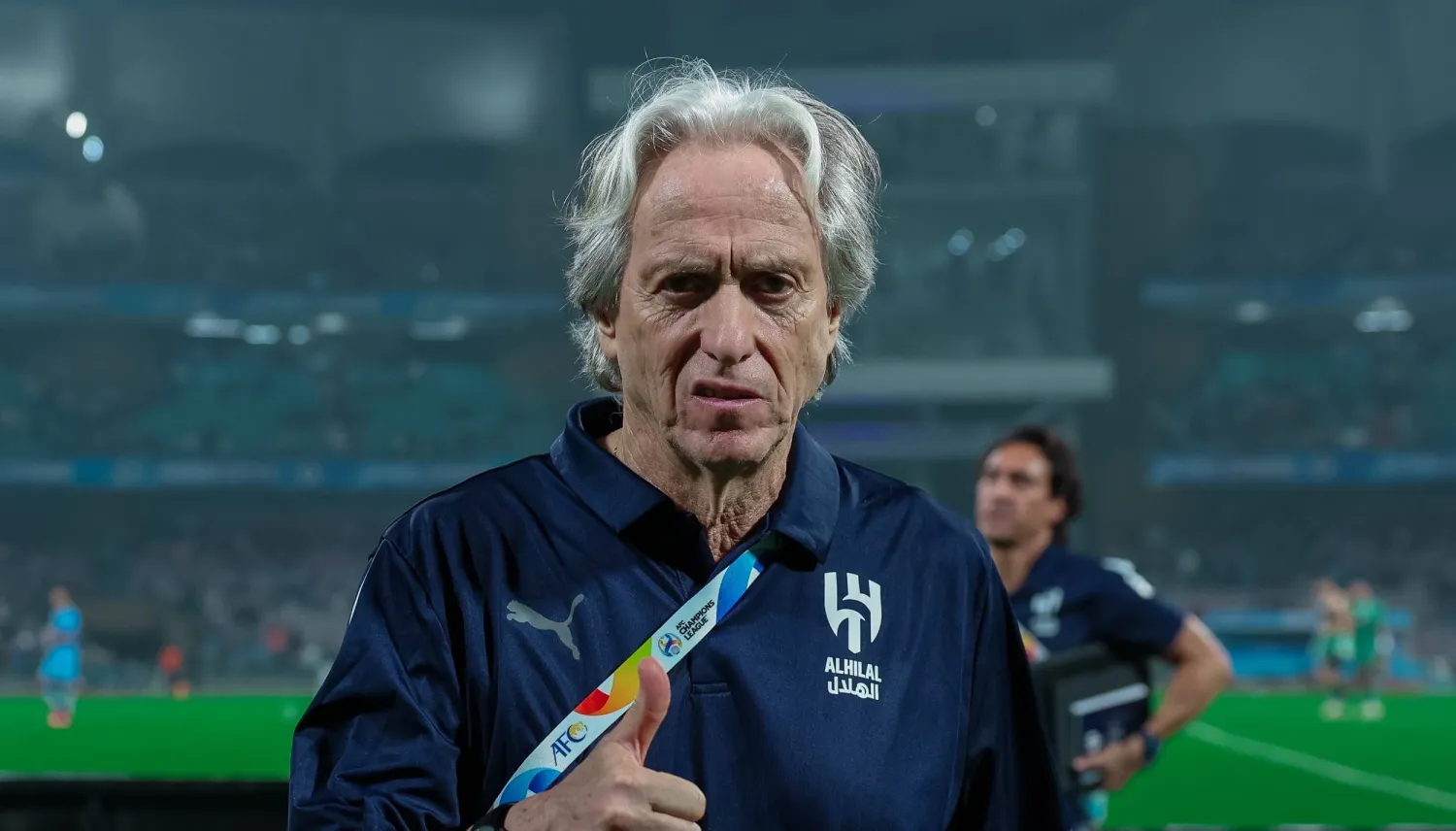 البرتغالي خيسوس بعد نهاية المباراة (نادي الهلال)