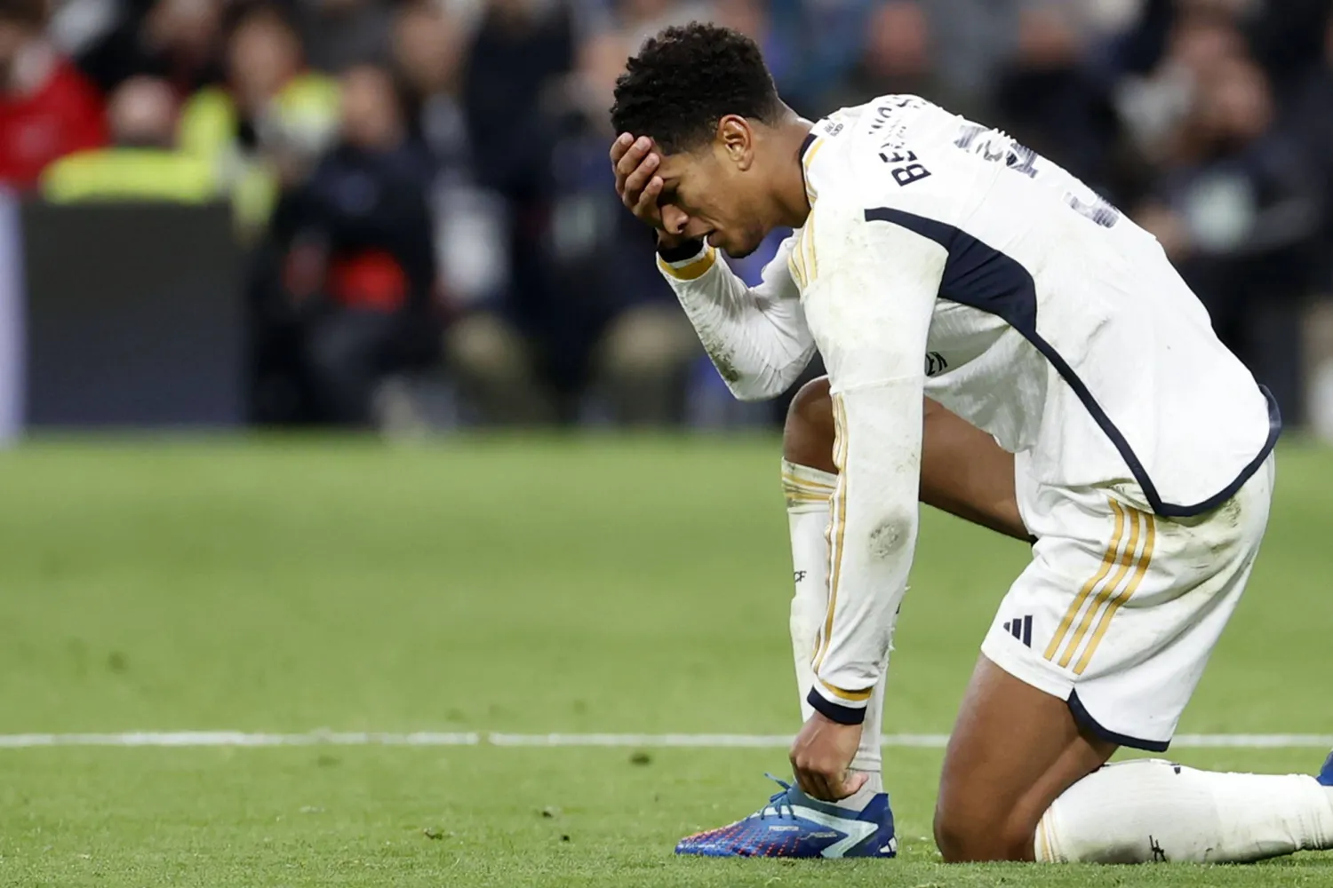 نجم ريال مدريد جود بيلينغهام (إ.ب.أ)