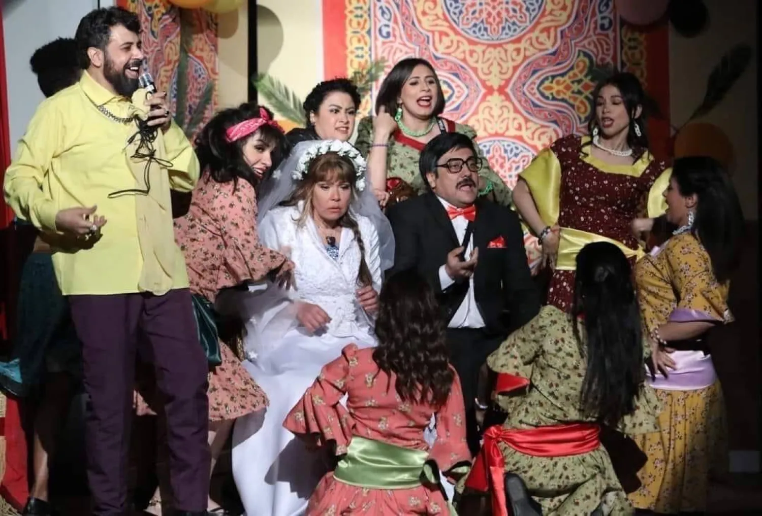 لقطة من العرض المسرحي (المركز الإعلامي للبيت الفني للمسرح)