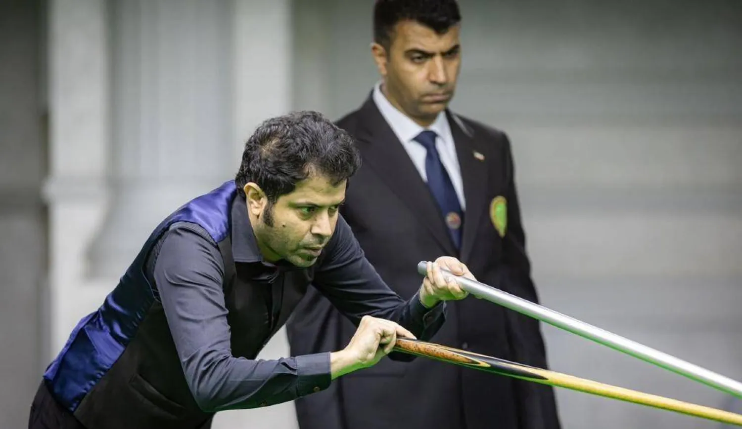 عمر العجلاني خلال مشاركته في المونديال (الشرق الأوسط)