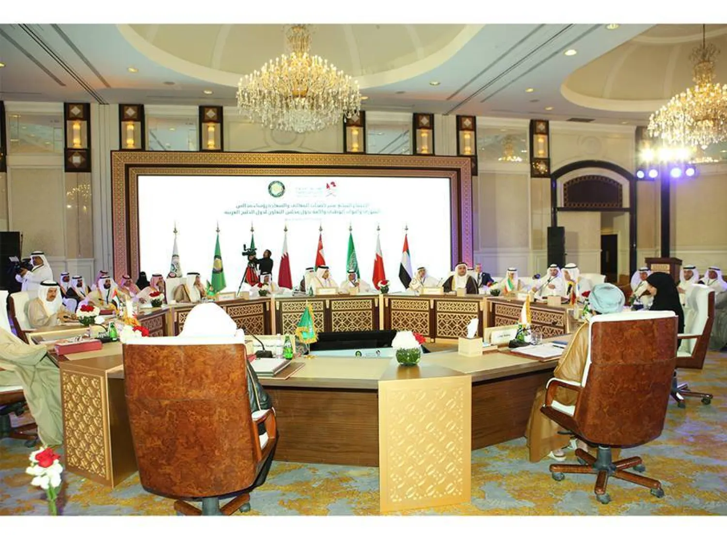 اجتماع رؤساء المجالس التشريعية الخليجية في العاصمة القطرية الدوحة، الأربعاء (قنا)