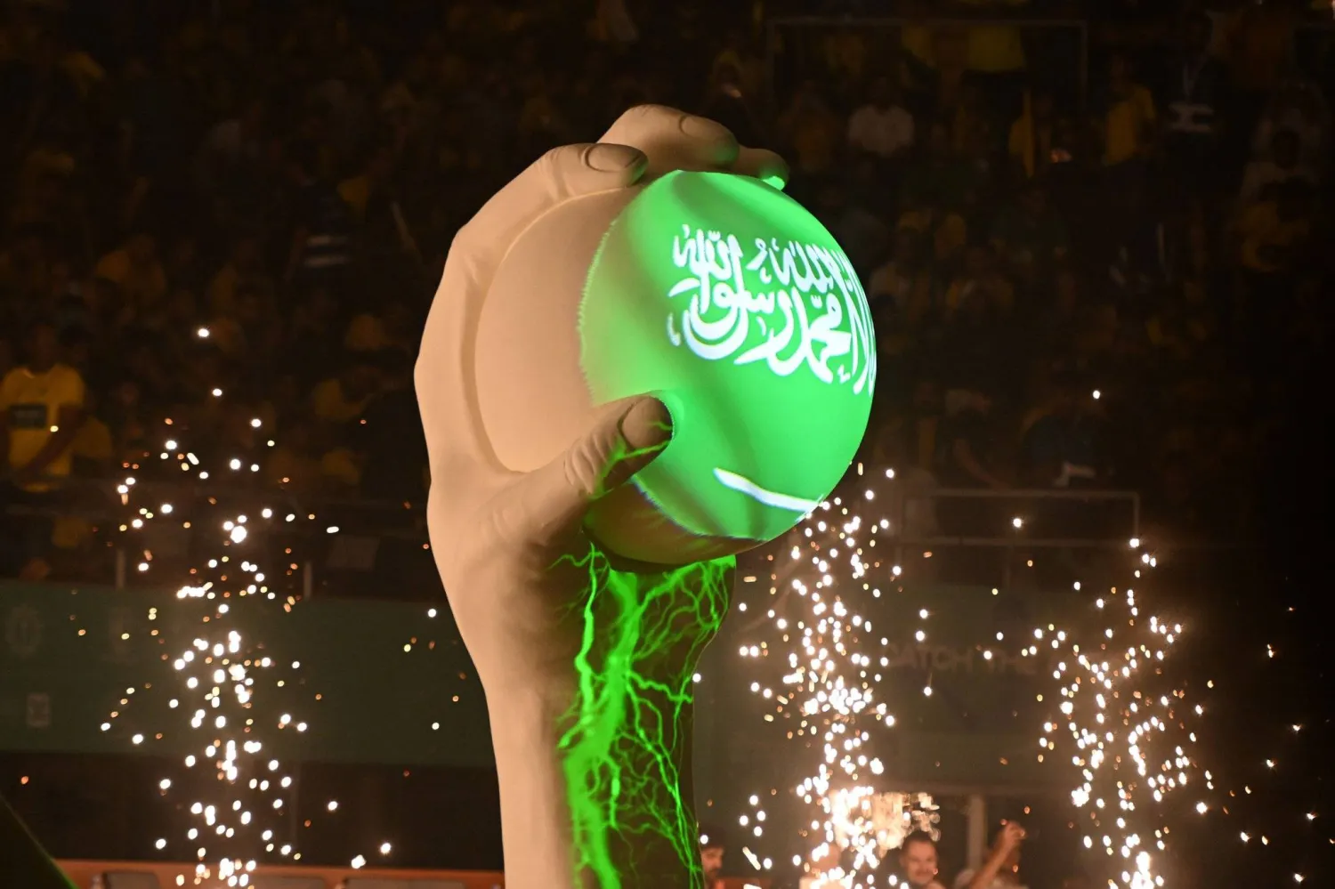 من حفل افتتاح بطولة السوبر غلوب في الدمام (الشرق الأوسط)