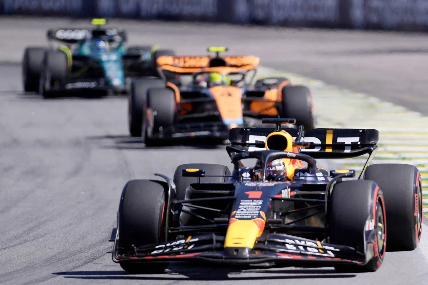 من منافسات جائزة البرازيل الكبرى للفورمولا 1 (أ.ف.ب)