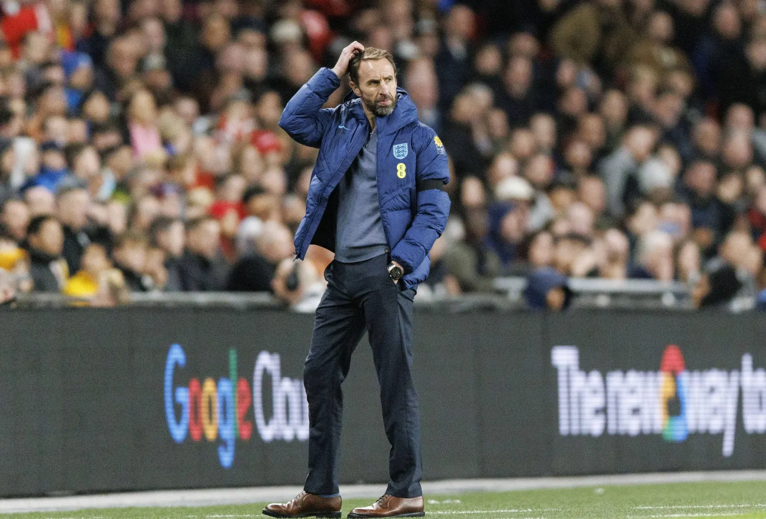 غاريث ساوثغيت مدرب المنتخب الإنجليزي (إ.ب.أ)