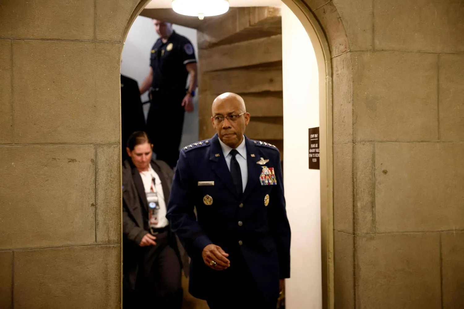 الجنرال تشارلز براون رئيس هيئة الأركان الأميركية المشتركة (أ.ف.ب)