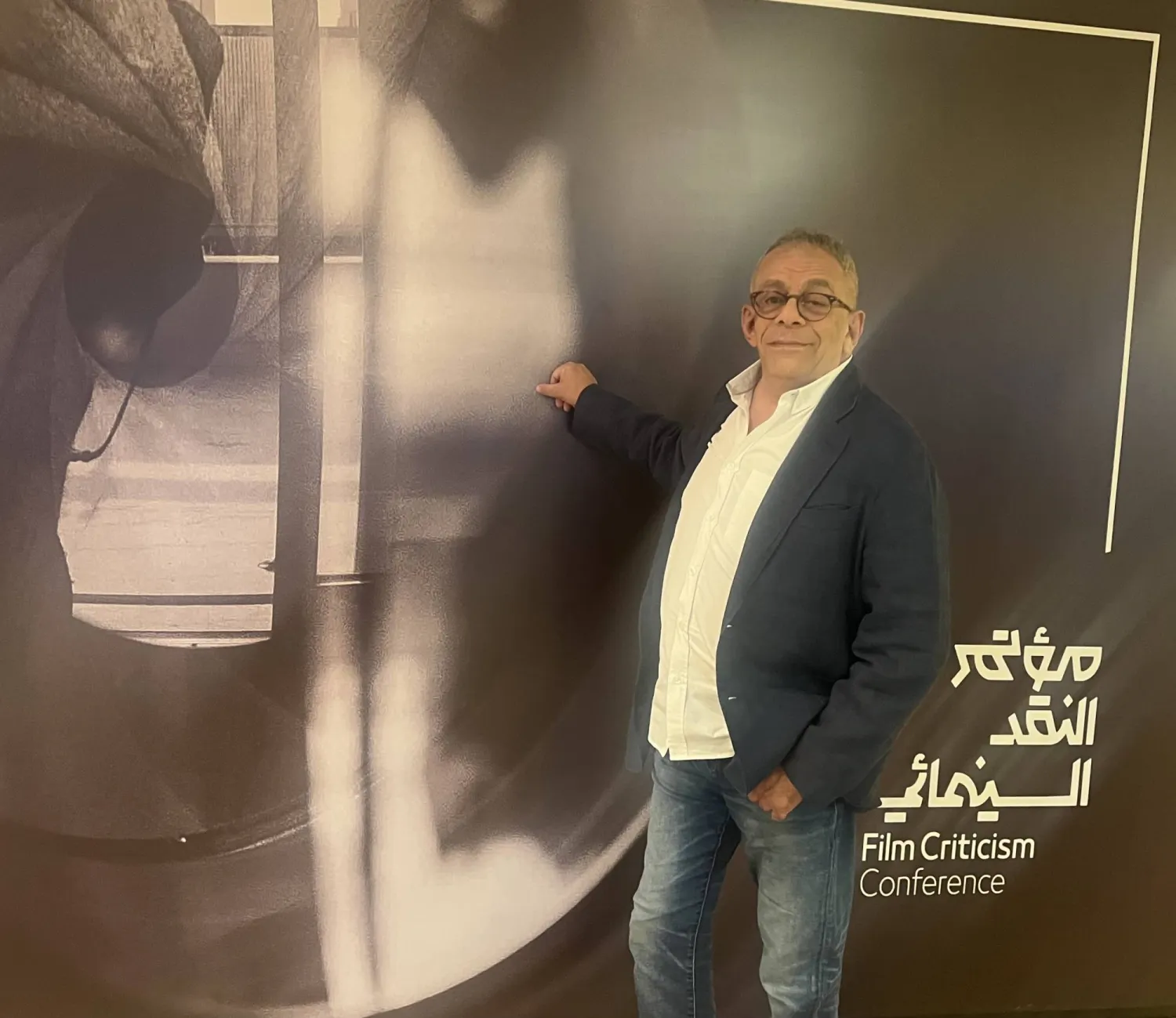 يسري نصر الله خلال حديثه مع «الشرق الأوسط» في الرياض (الشرق الأوسط)