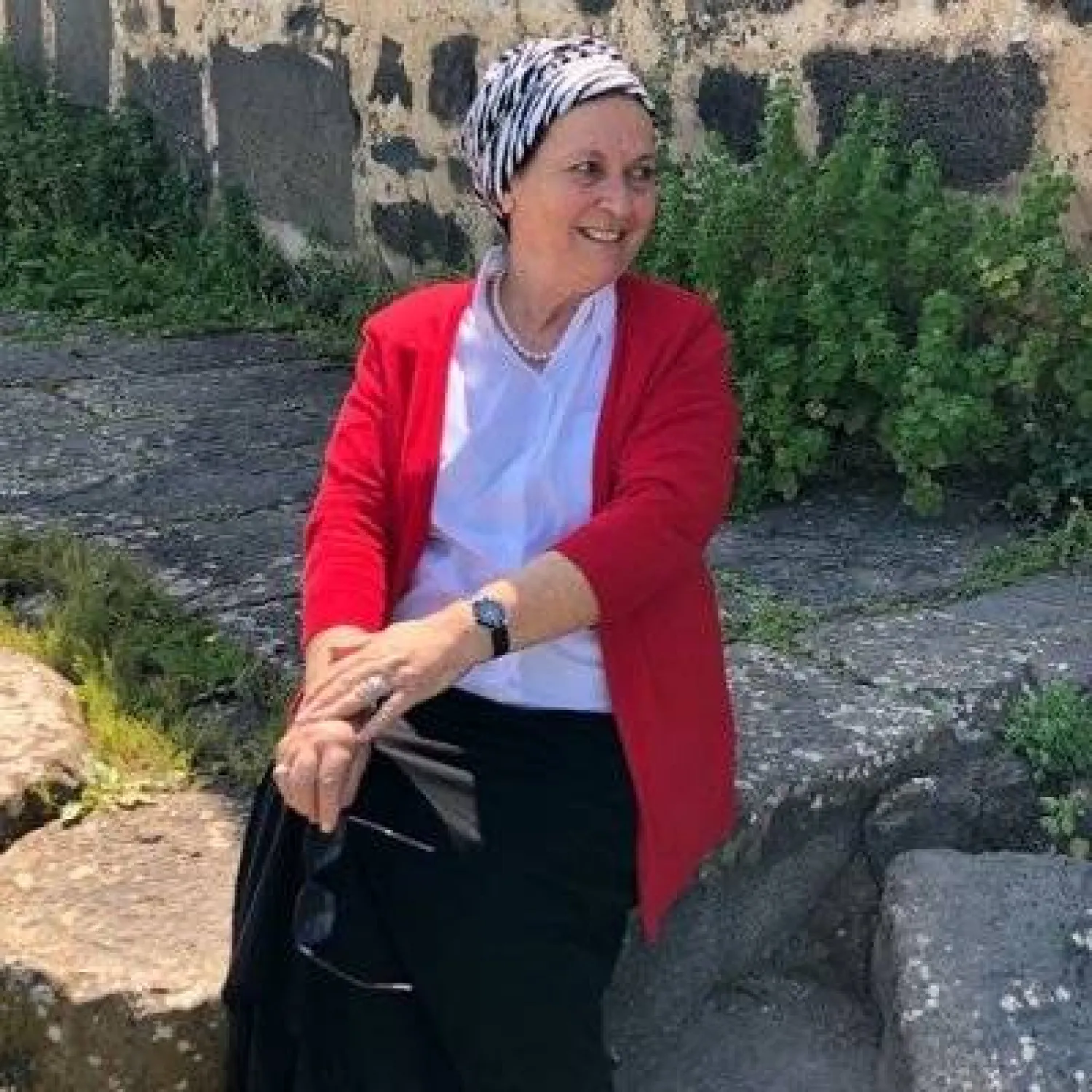 دانييلا فايس الزعيمة بحركة الاستيطان الإسرائيلية بالضفة الغربية في صورة من حسابها على «إكس»