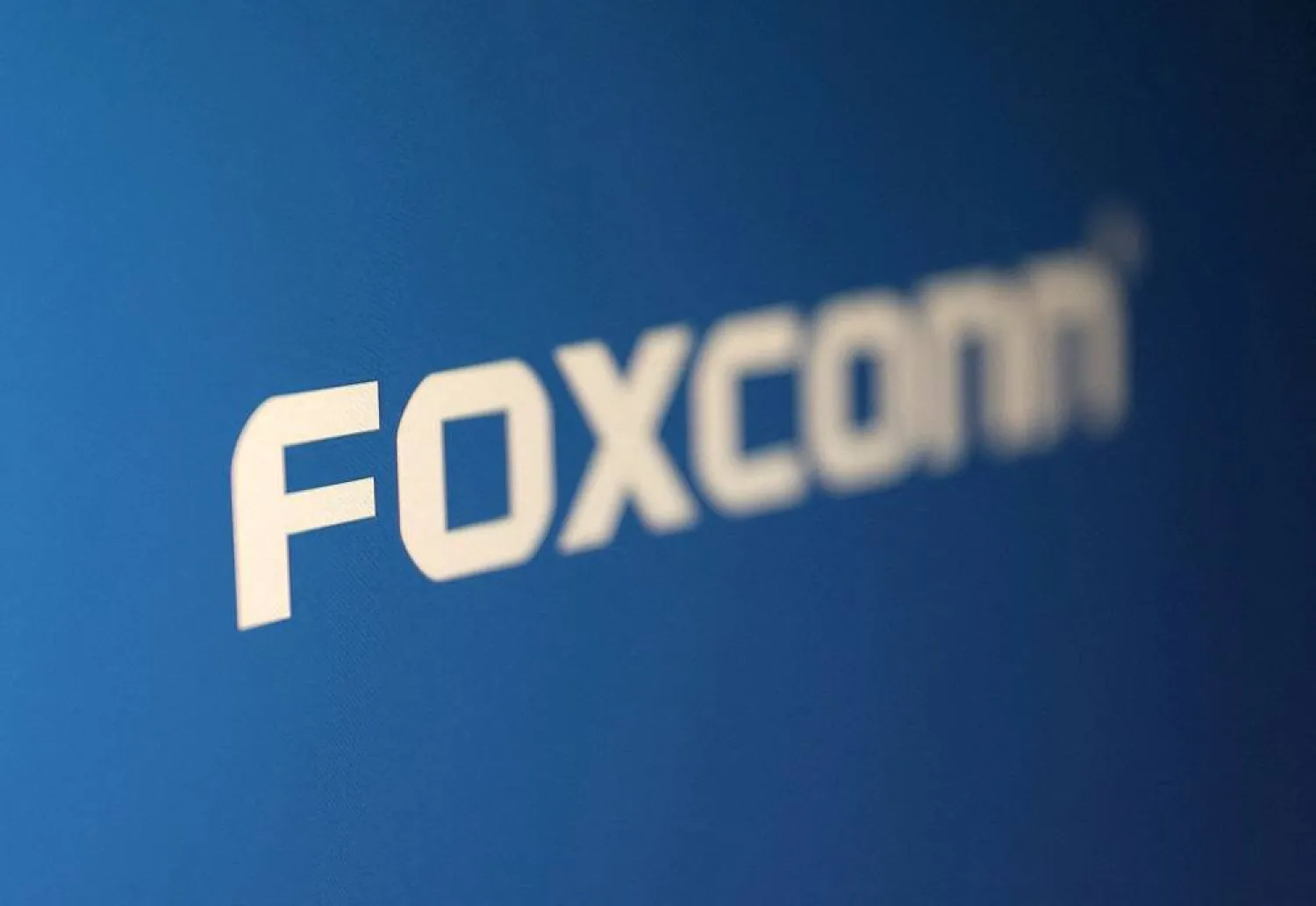 The Foxconn logo is seen in this illustration taken, May 2, 2023. (Reuters)