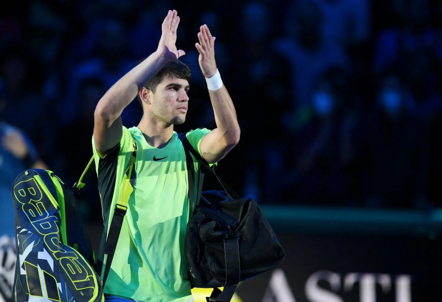 ألكاراس قال هذه البطولة الوحيدة التي لا تودع فيها المنافسات بعد الخسارة (إ.ب.أ)