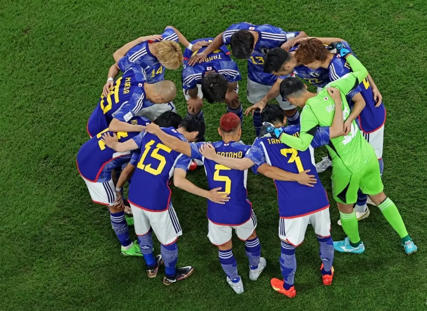 المنتخب الياباني من المتوقع أن يحجز بطاقته إلى النهائيات للمرة الثامنة توالياً (غيتي)