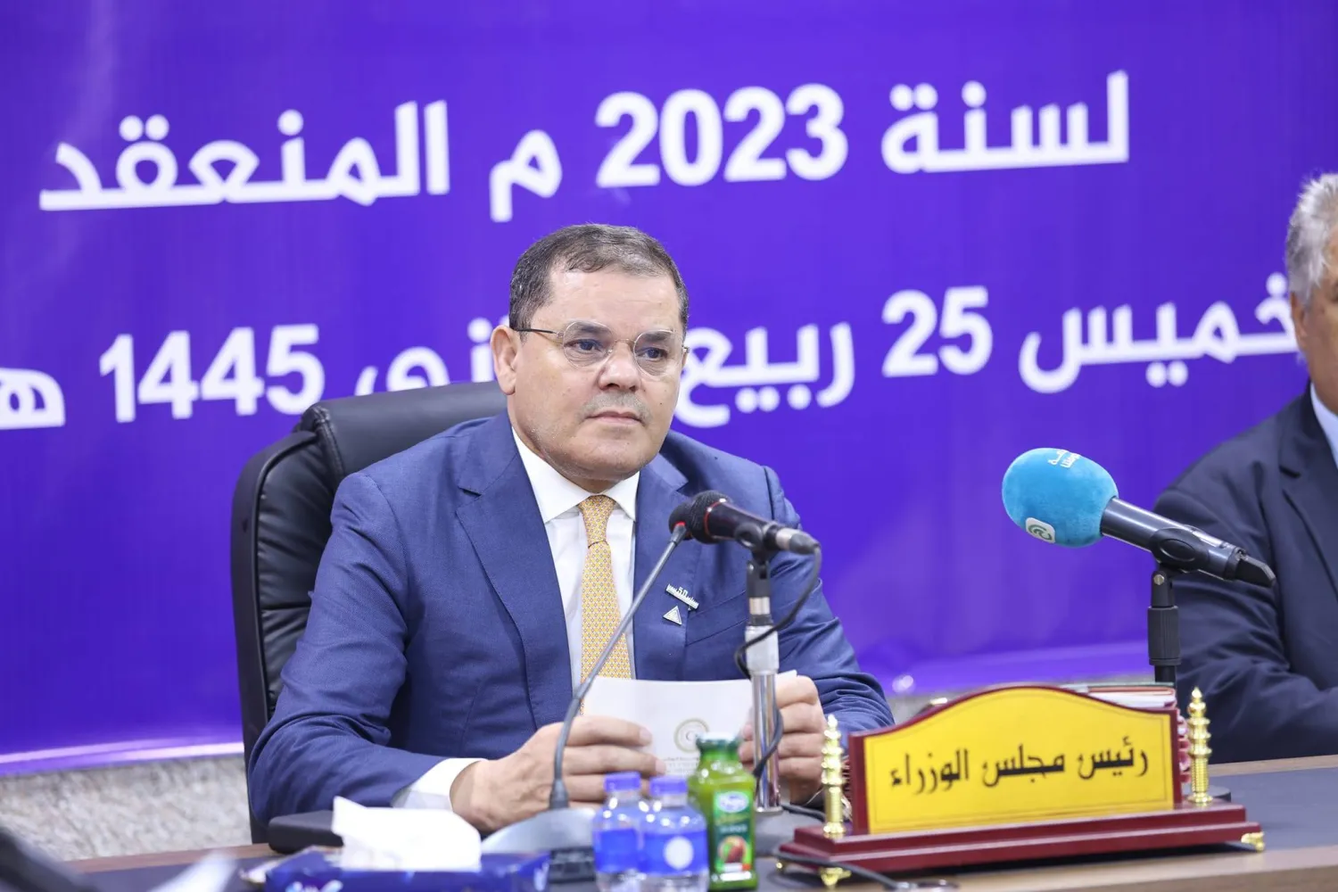 الدبيبة رئيس حكومة «الوحدة» الليبية المؤقتة (الحكومة)