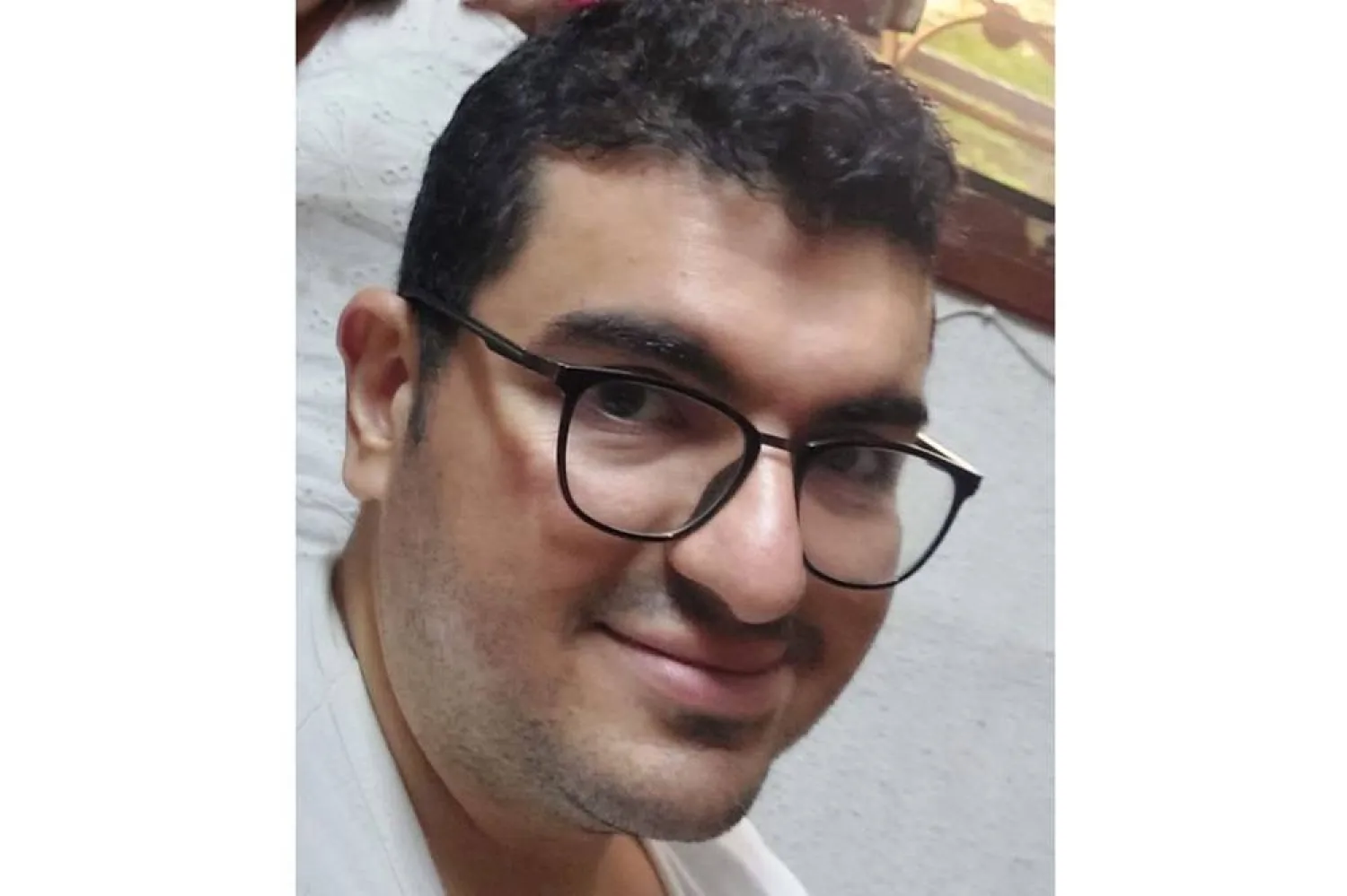  This undated photo provided by Shaymma Alloh shows her brother, Hammam Alloh. He was a well-known doctor at Gaza’s largest hospital and was killed Saturday, Nov. 11, 2023, along with relatives in an airstrike on the home where they were sheltering. (Shaymma Alloh via AP) 