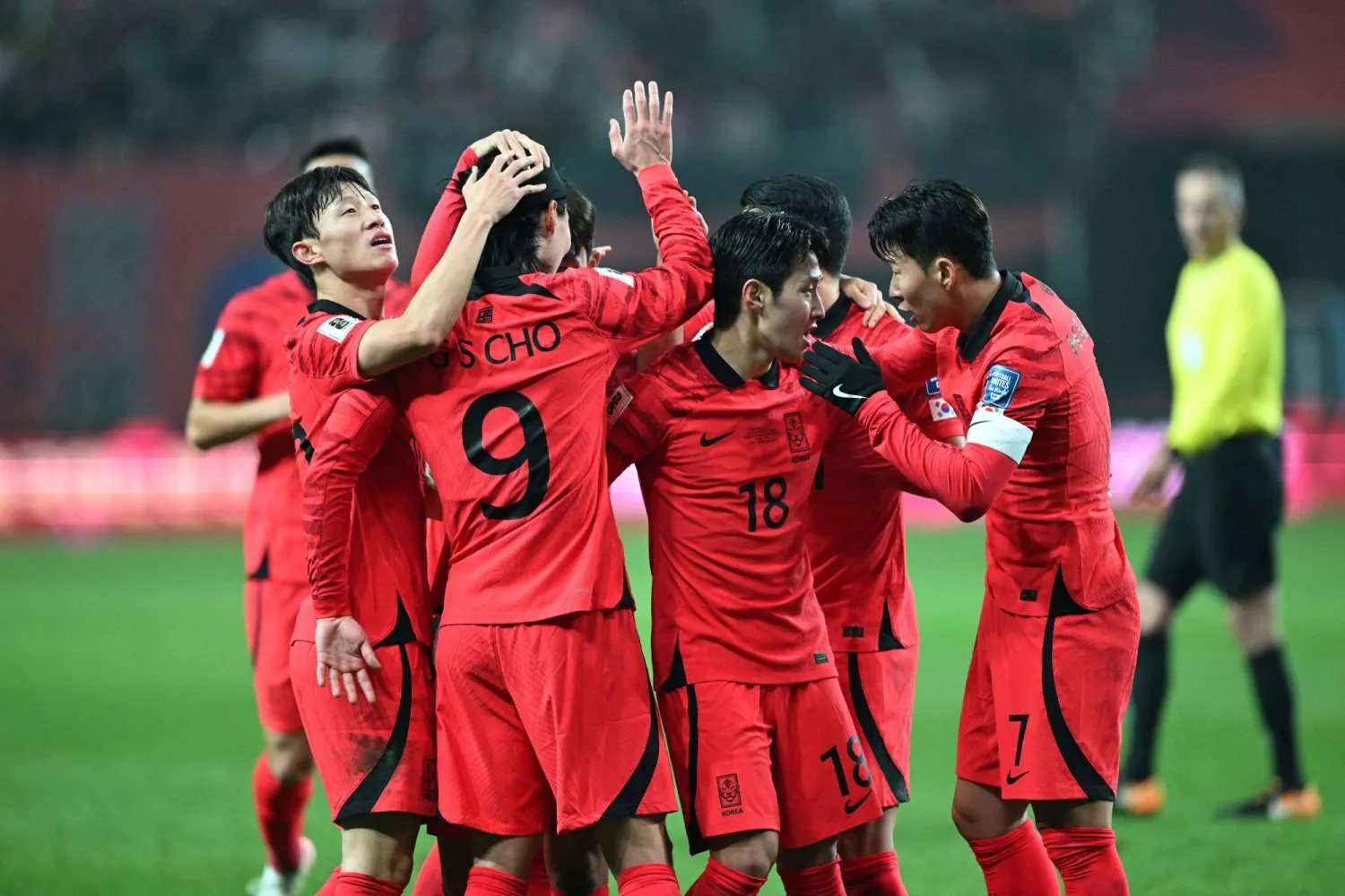  المنتخب الكوري فاز على ضيفه في افتتاح الجولة الأولى من تصفيات آسيا (أ.ف.ب) 