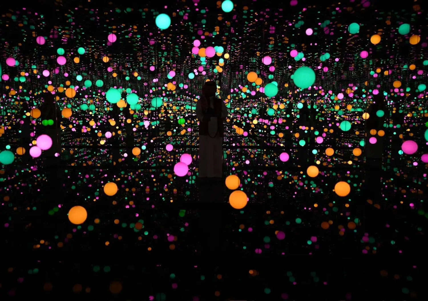 The “Brilliance of the Souls” art piece is displayed in AlJadidah Arts District in AlUla governorate in Saudi Arabia.