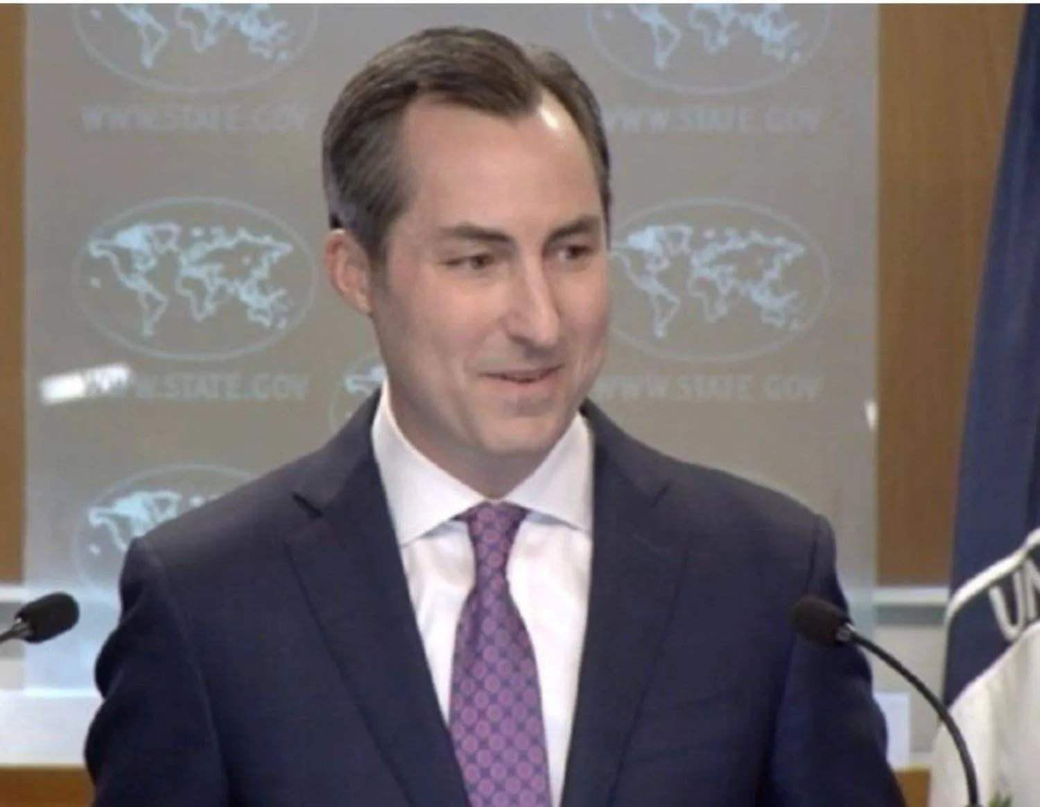 US State Department Spokesman Matthew Miller. (AP) 