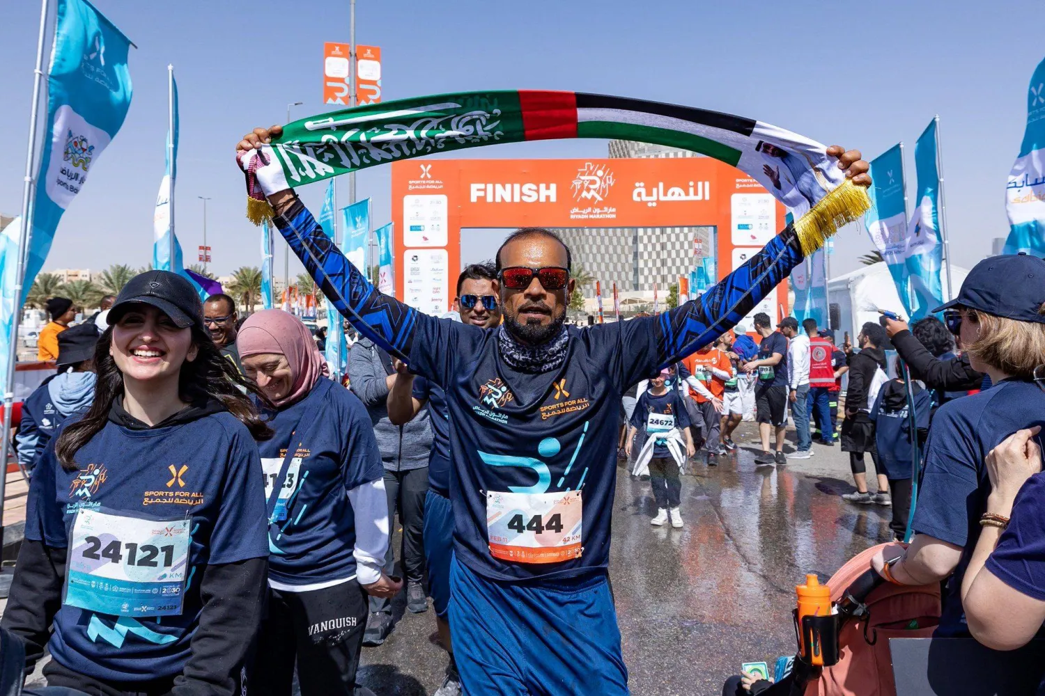 الماراثون سيشهد حماس المحترفين من الجنسين لمواجهة المسار البالغ طوله 42.2 كيلومتر (ماراثون الرياض)