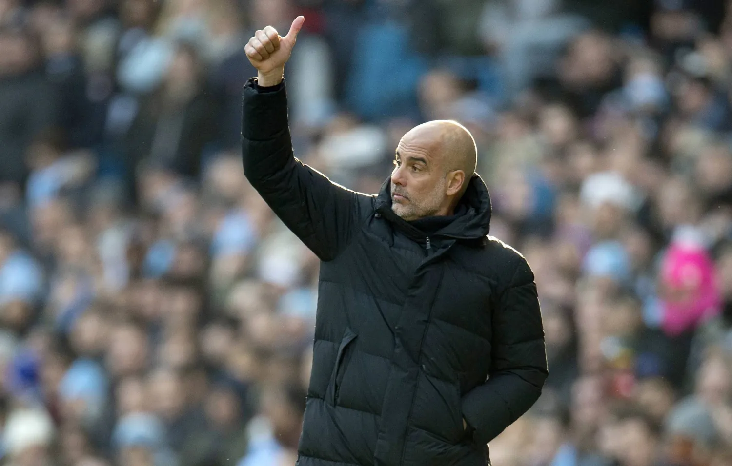 غوارديولا قال إنه تابع مباريات ليفربول باستمتاع (إ.ب.أ)