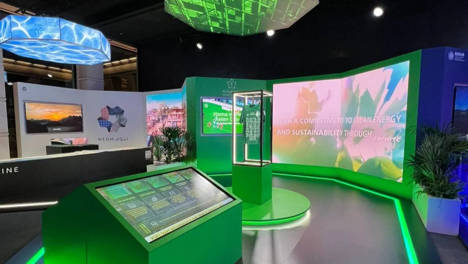 الجناح يعكس قدرة المملكة على استضافة الأحداث العالمية الكبرى (وزارة الرياضة)