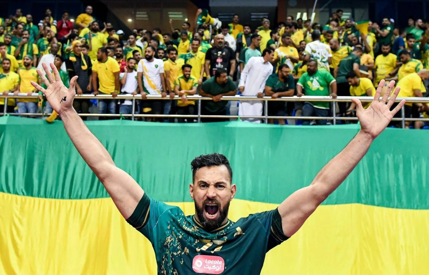 يسعى فريق الخليج لتحقيق البطولة الآسيوية وسط دعم جماهيري كبير (نادي الخليج)