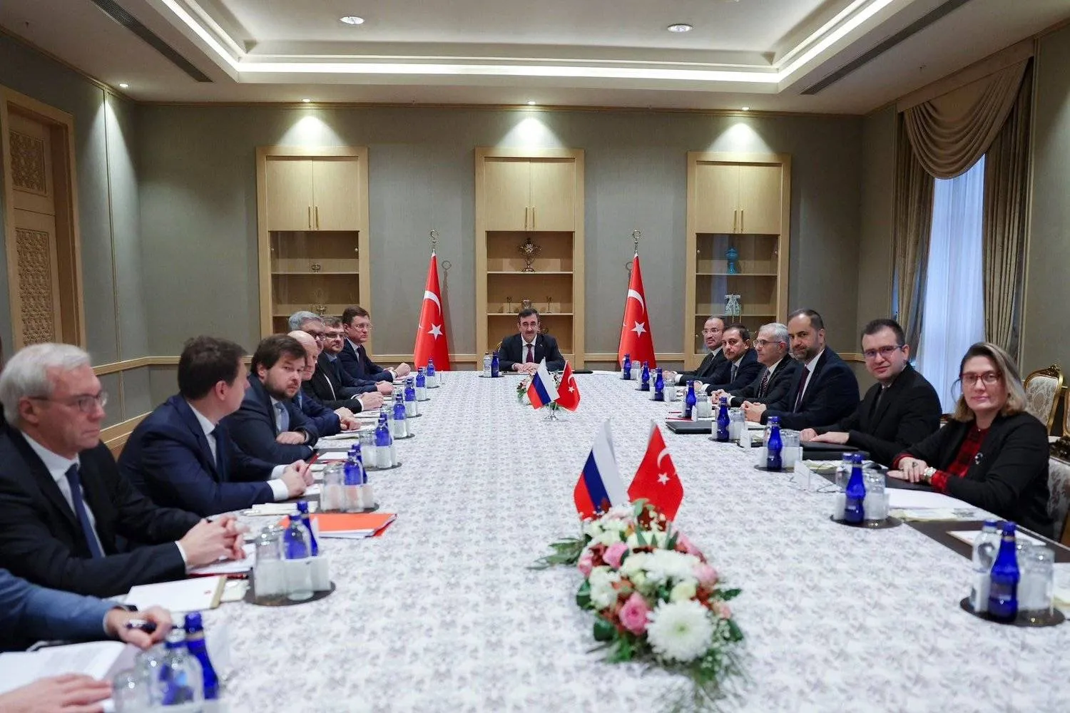 Turkish Vice President Cevdet Yilmaz chaired economic and political consultative meetings between the Turkish and Russian sides (Turkish Vice President)
