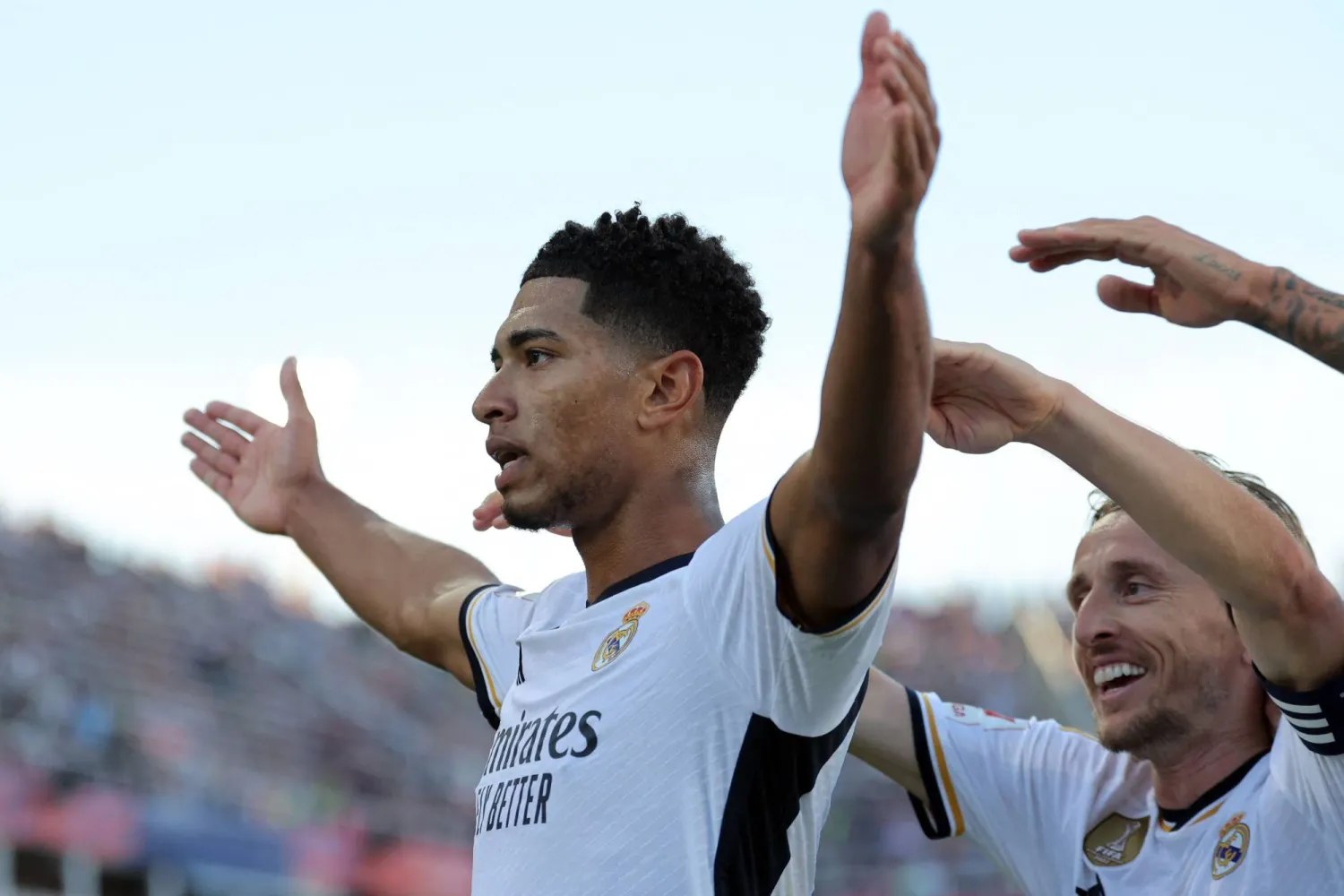 بلينغهام حقق 14 هدفاً في أول 15 مباراة مع الملكي (أ.ف.ب)