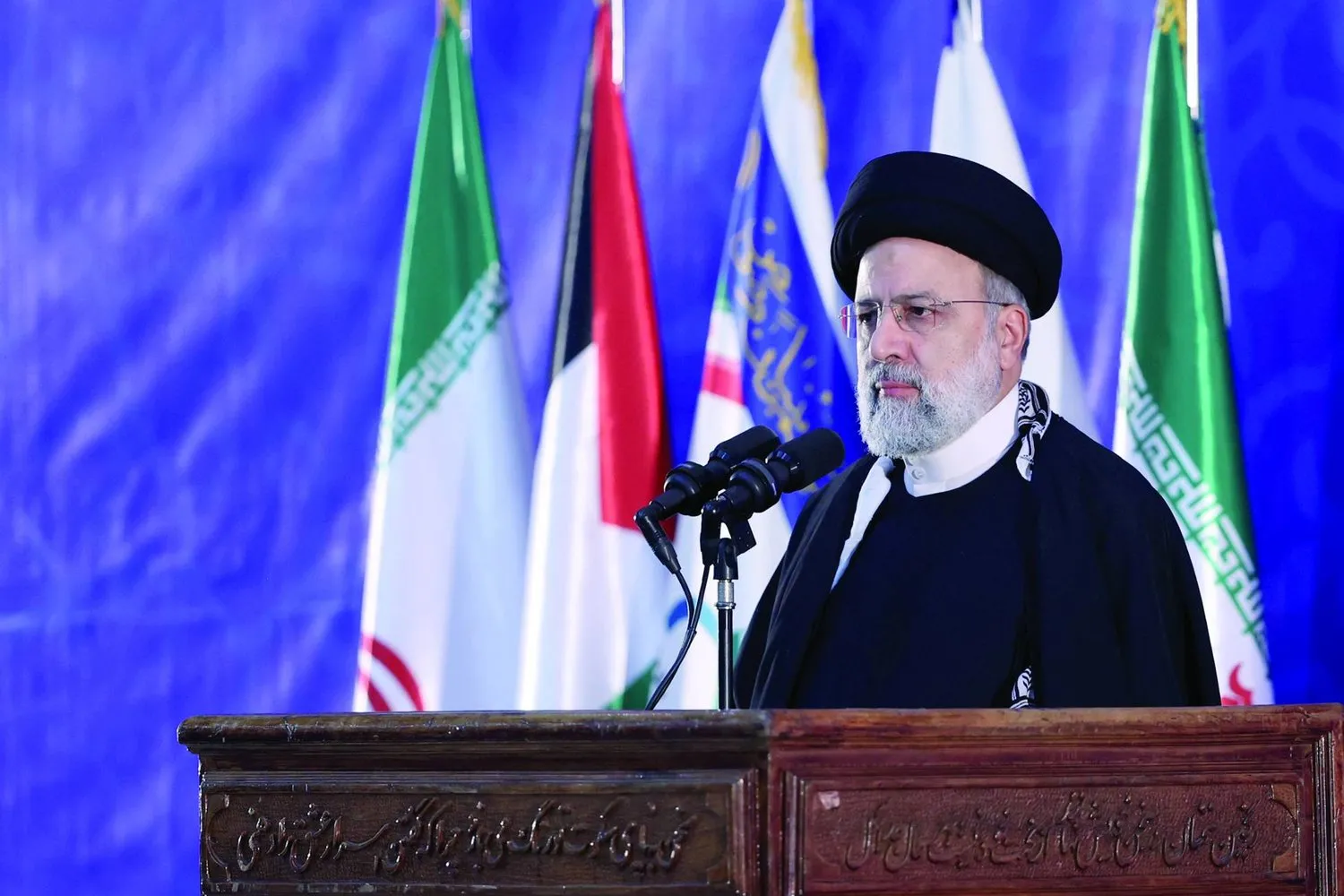 İran Cumhurbaşkanı İbrahim Reisi geçtiğimiz günlerde Tahran’da bir etkinliğe katılımı sırasında (DPA)