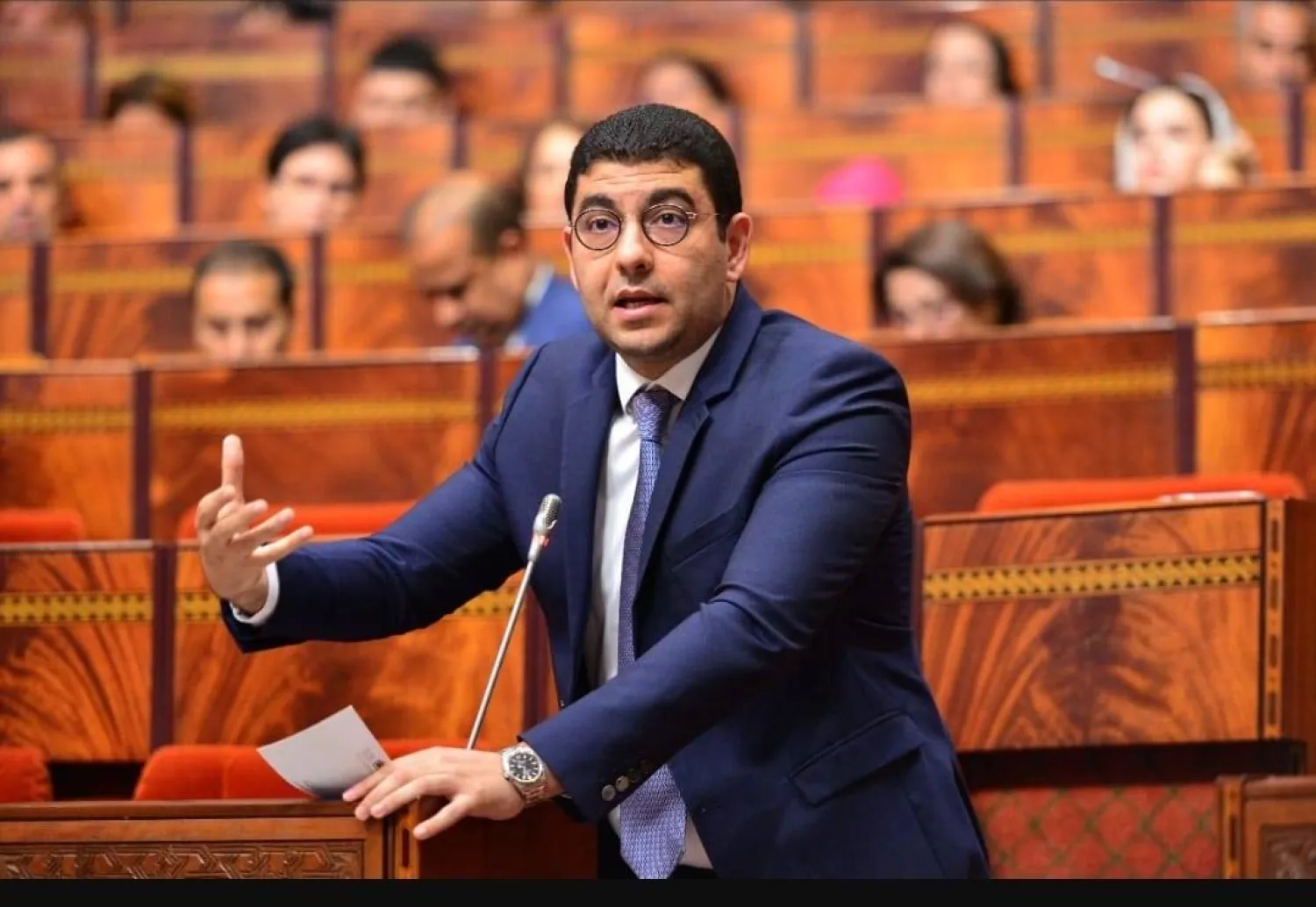 محمد مهدي بنسعيد وزير الشباب والثقافة المغربي (ماب)