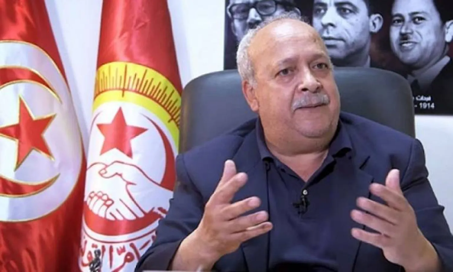 سامي الطاهري المتحدث باسم الاتحاد العام التونسي للشغل (موقع الاتحاد)